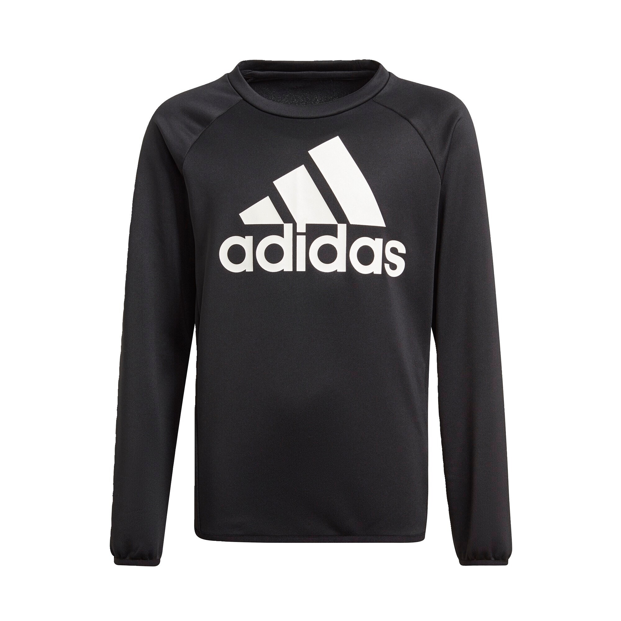 ADIDAS SPORTSWEAR Αθλητική μπλούζα φούτερ μαύρο / λευκό - Pepit.gr