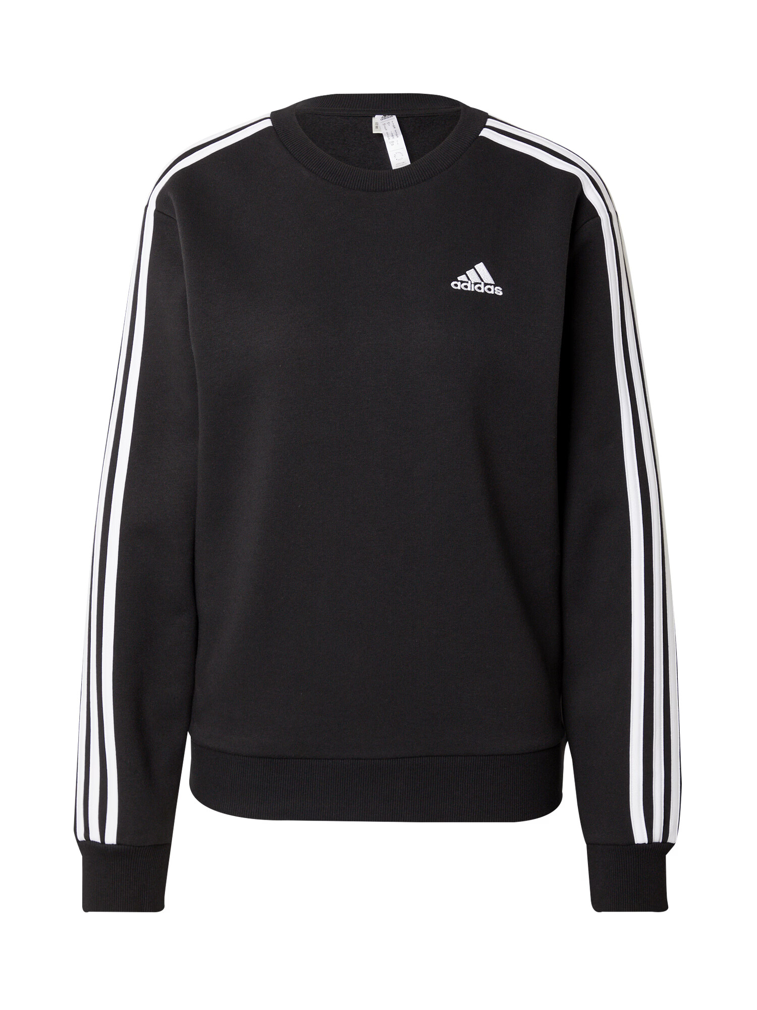 ADIDAS SPORTSWEAR Αθλητική μπλούζα φούτερ μαύρο / λευκό - Pepit.gr