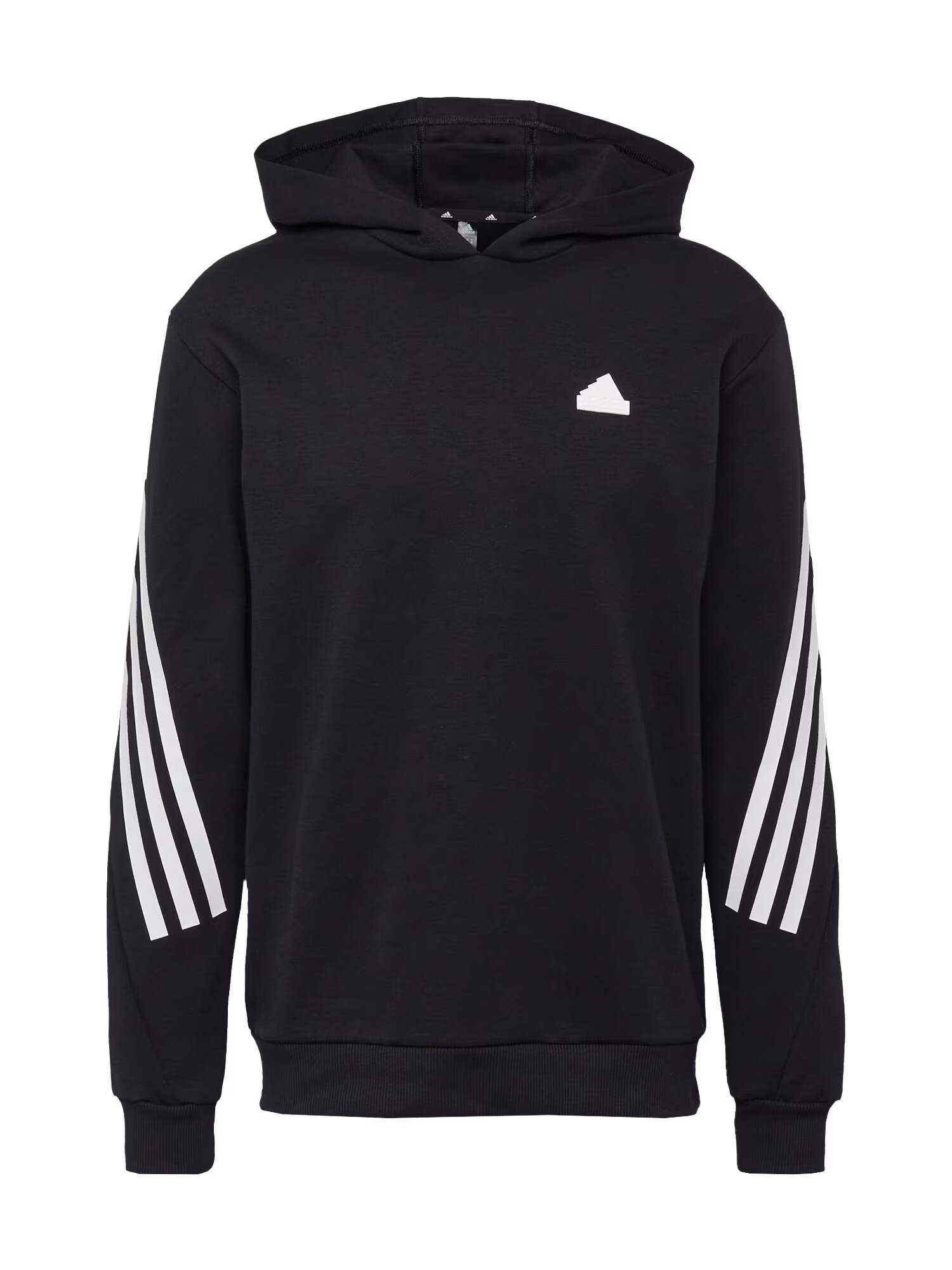 ADIDAS SPORTSWEAR Αθλητική μπλούζα φούτερ μαύρο / λευκό - Pepit.gr