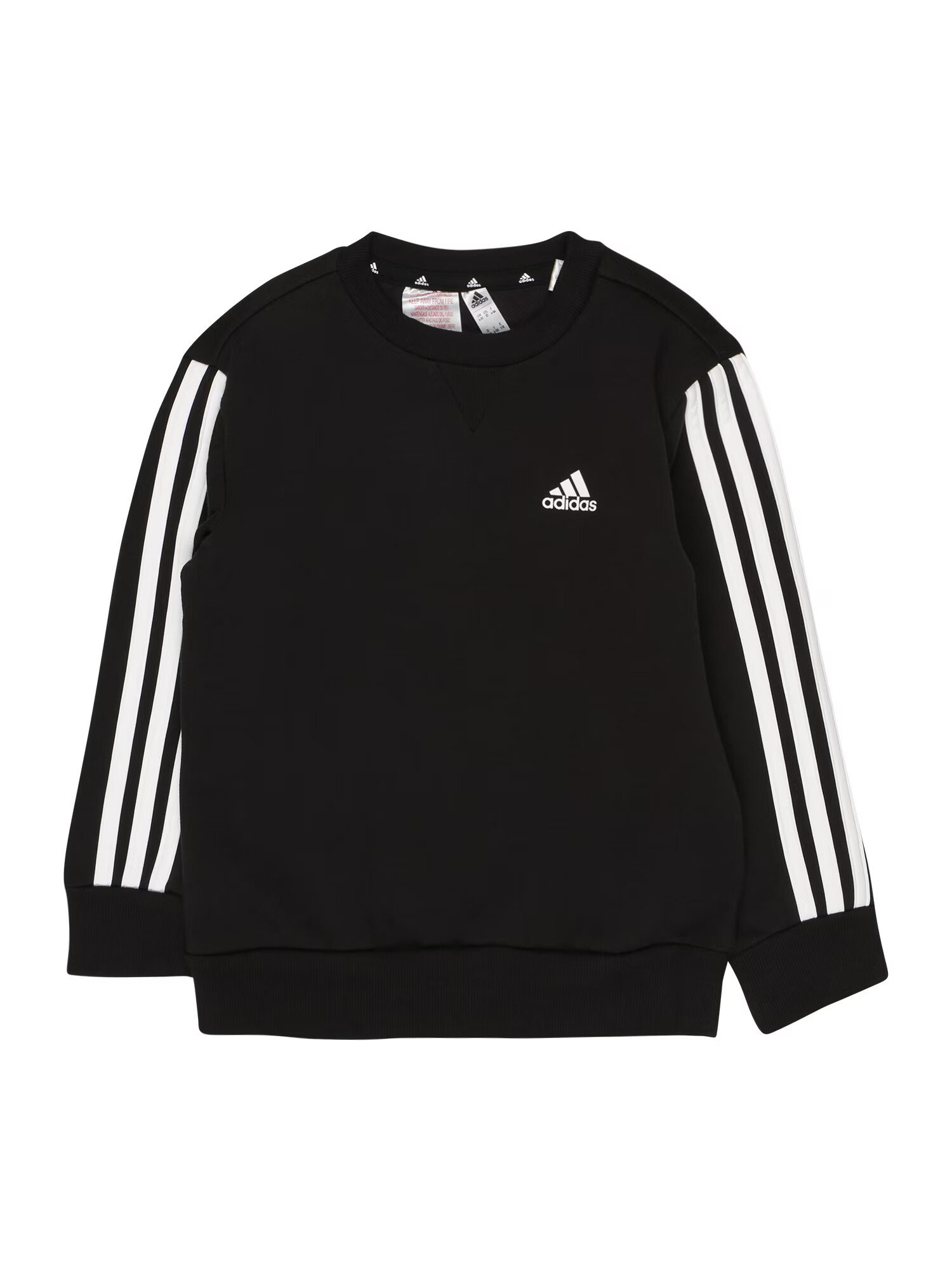 ADIDAS SPORTSWEAR Αθλητική μπλούζα φούτερ μαύρο / λευκό - Pepit.gr