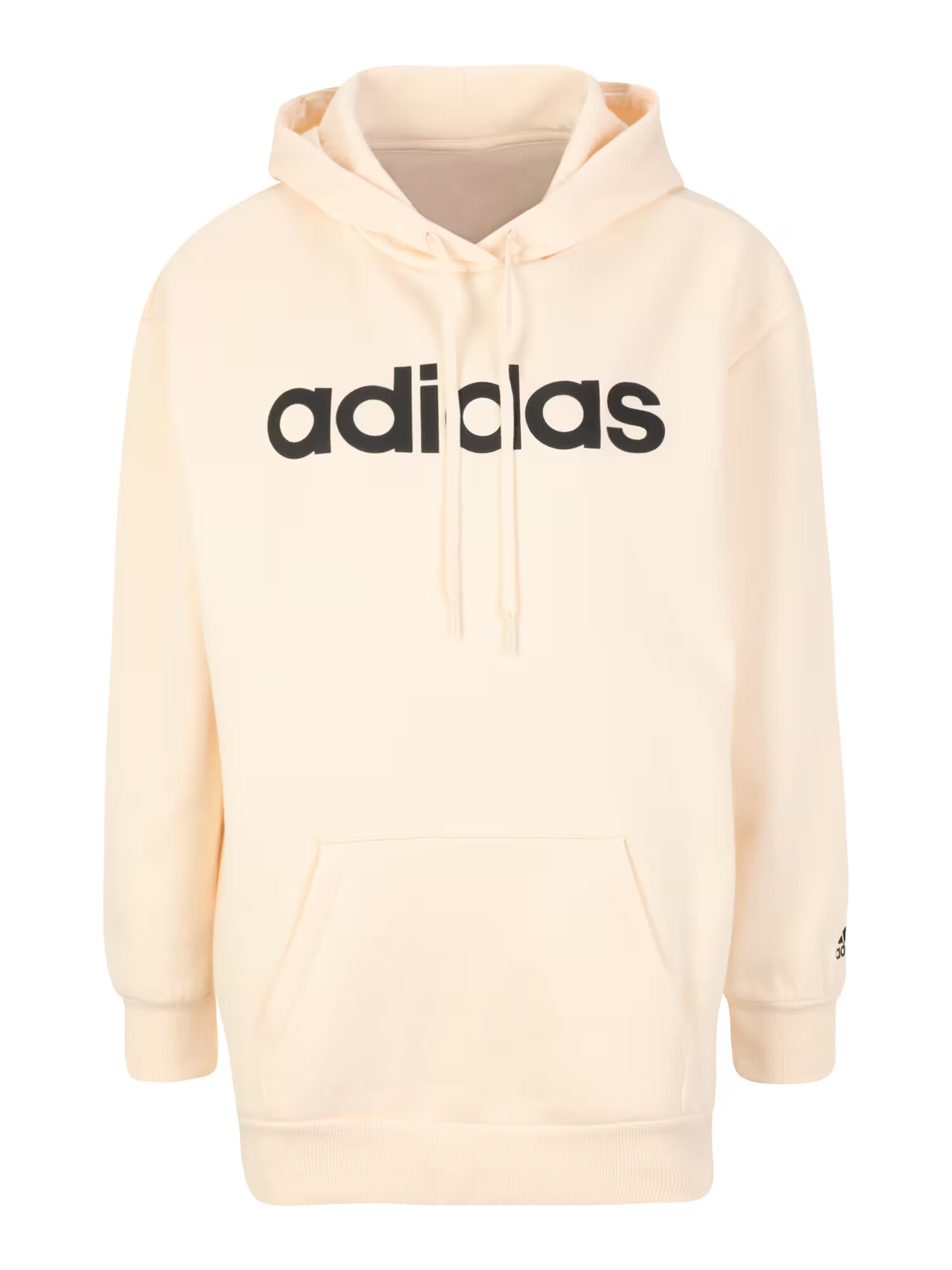 ADIDAS SPORTSWEAR Αθλητική μπλούζα φούτερ μπεζ / μαύρο - Pepit.gr