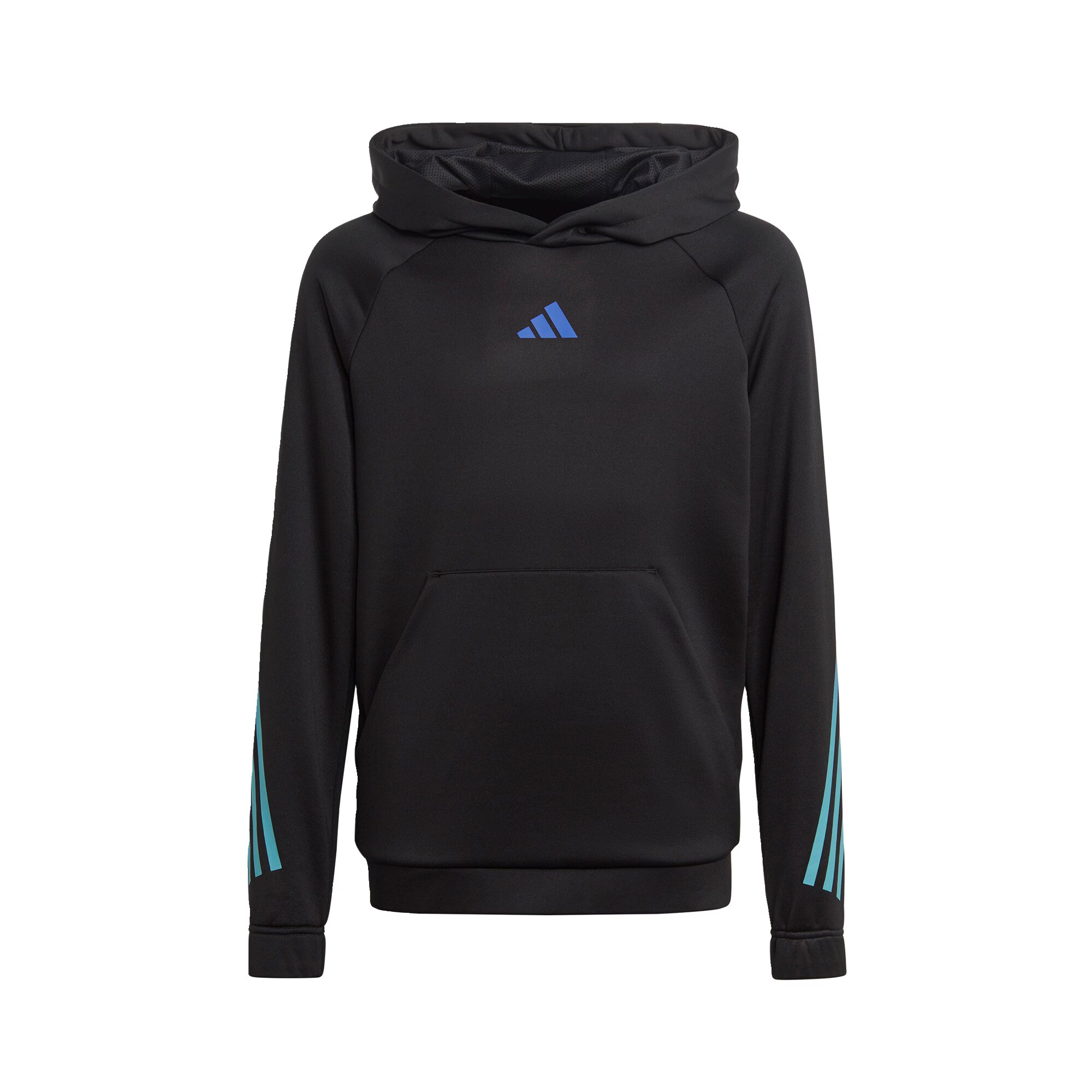 ADIDAS SPORTSWEAR Αθλητική μπλούζα φούτερ μπλε / μαύρο - Pepit.gr