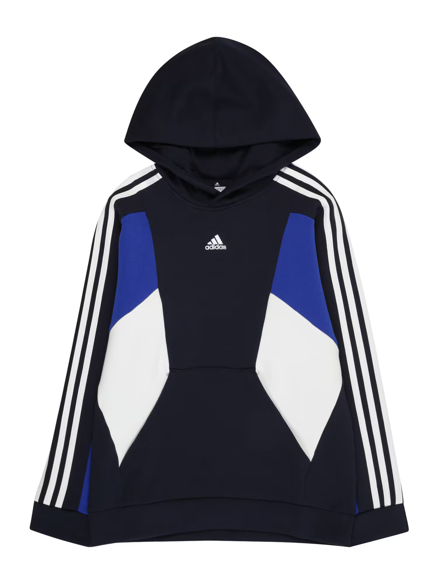 ADIDAS SPORTSWEAR Αθλητική μπλούζα φούτερ μπλε / μαύρο / λευκό - Pepit.gr