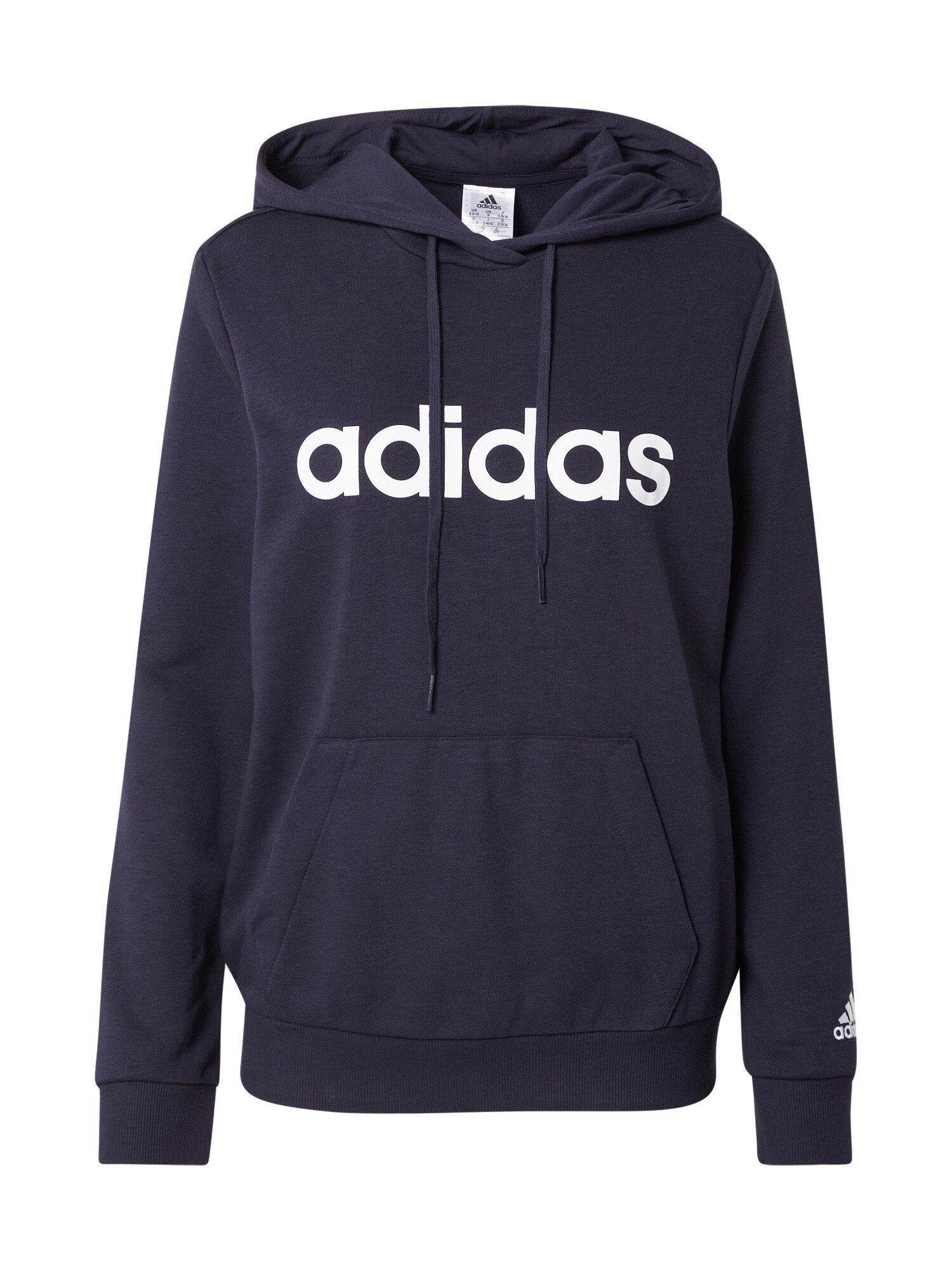 ADIDAS SPORTSWEAR Αθλητική μπλούζα φούτερ 'Essentials Logo' μπλε νύχτας / λευκό - Pepit.gr