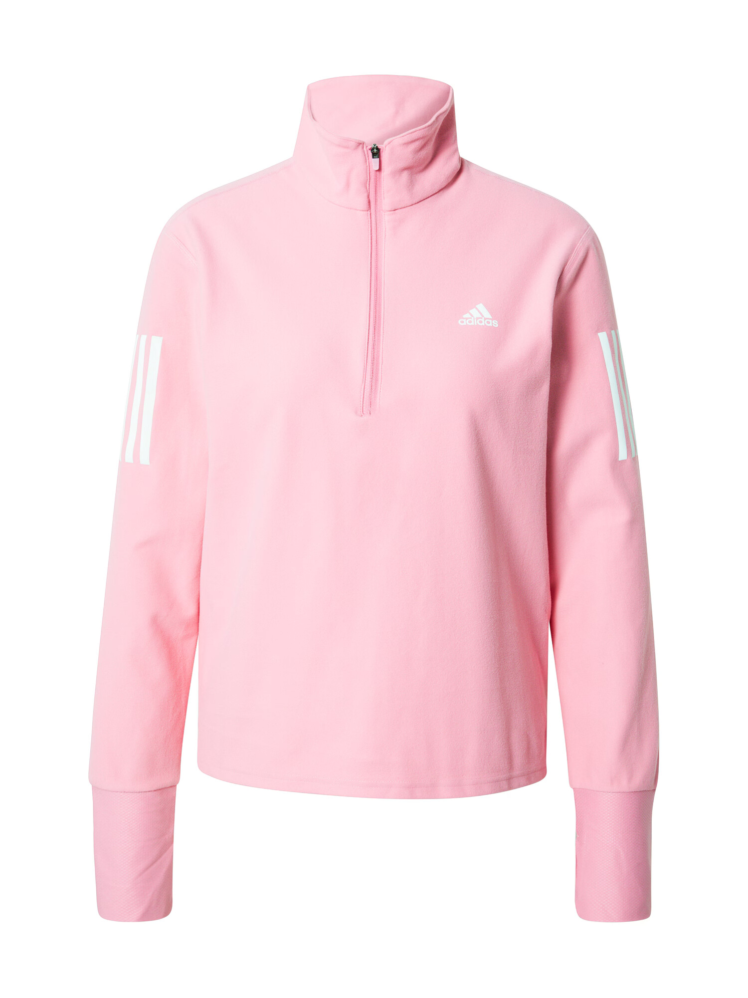 ADIDAS SPORTSWEAR Αθλητική μπλούζα φούτερ ρόδινο / λευκό - Pepit.gr