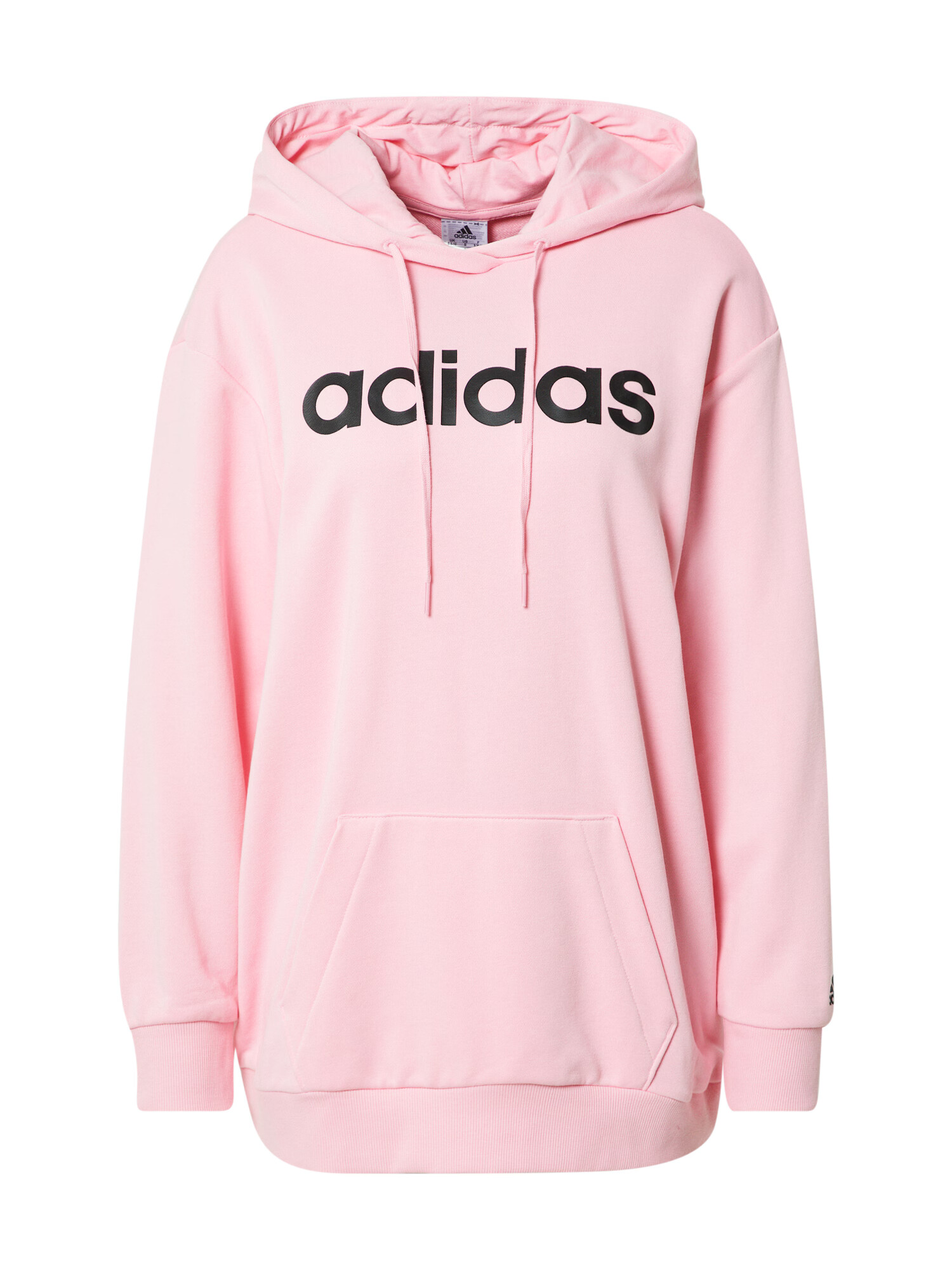 ADIDAS SPORTSWEAR Αθλητική μπλούζα φούτερ ρόδινο / μαύρο - Pepit.gr