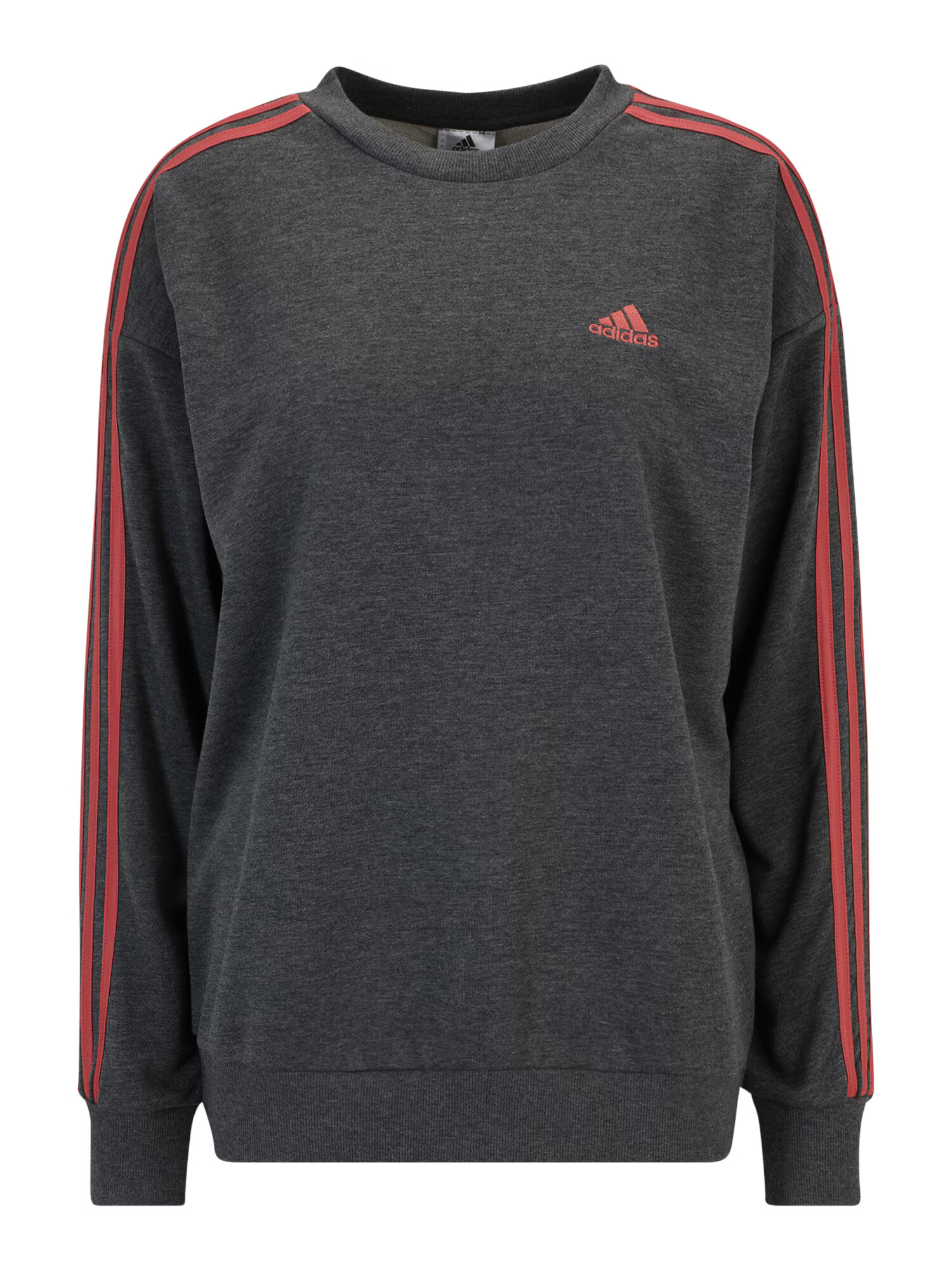 ADIDAS SPORTSWEAR Αθλητική μπλούζα φούτερ σκούρο γκρι / σομόν - Pepit.gr