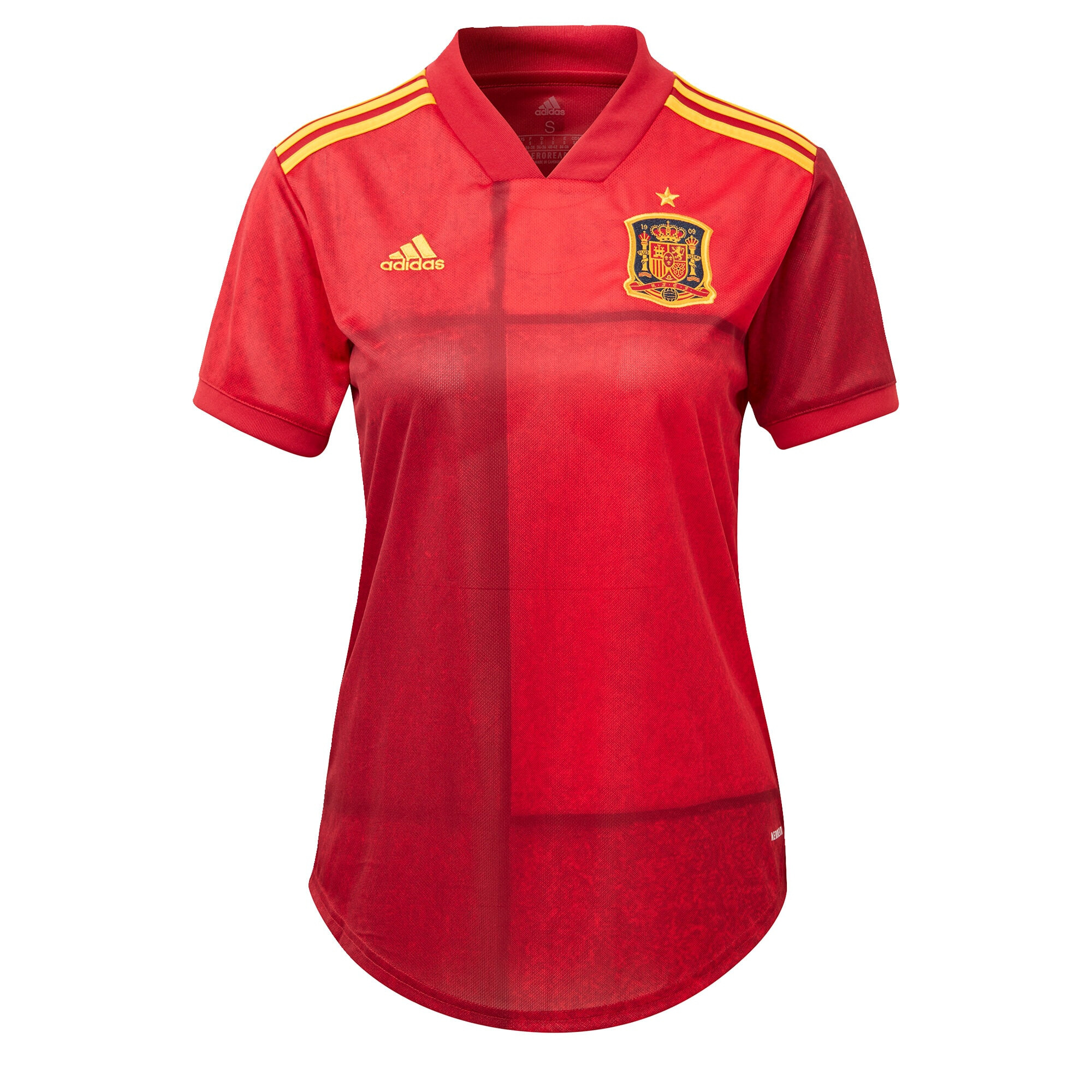 ADIDAS SPORTSWEAR Αθλητική φανέλα 'FEF Spanien Home EM 2020' κίτρινο / κόκκινο νέον - Pepit.gr