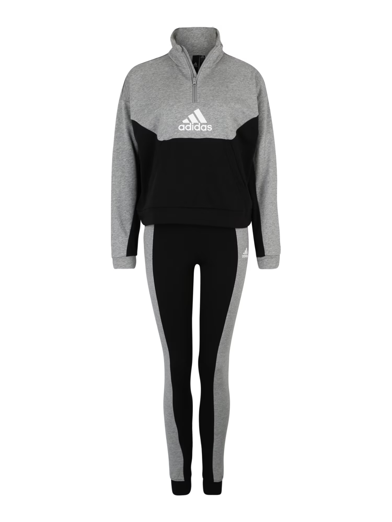 ADIDAS SPORTSWEAR Αθλητική φόρμα 'And ' γκρι / μαύρο / λευκό - Pepit.gr