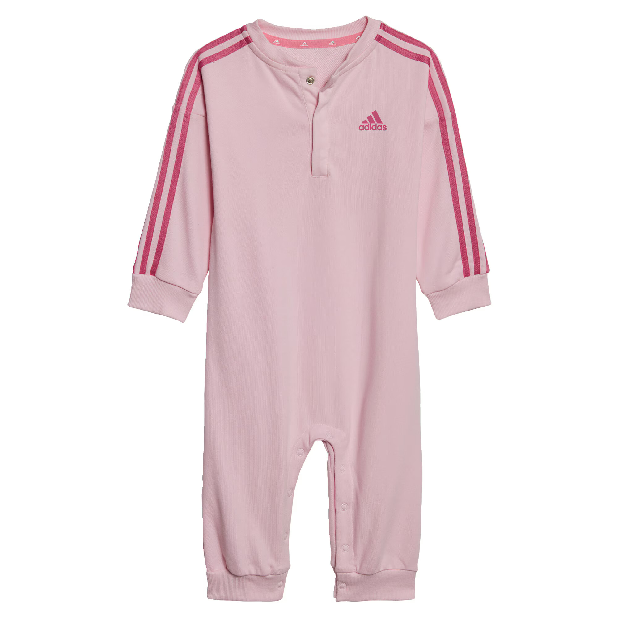 ADIDAS SPORTSWEAR Αθλητική φόρμα 'Essentials 3-Stripes French Terry' ροζ - Pepit.gr