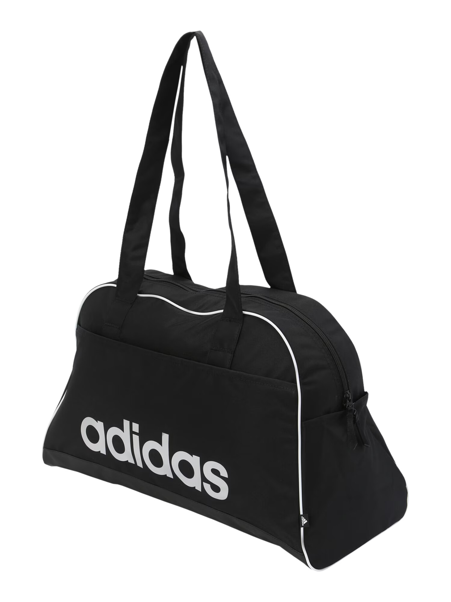 ADIDAS SPORTSWEAR Αθλητική τσάντα 'Essentials Linear Bowling' μαύρο / ασημί / λευκό - Pepit.gr