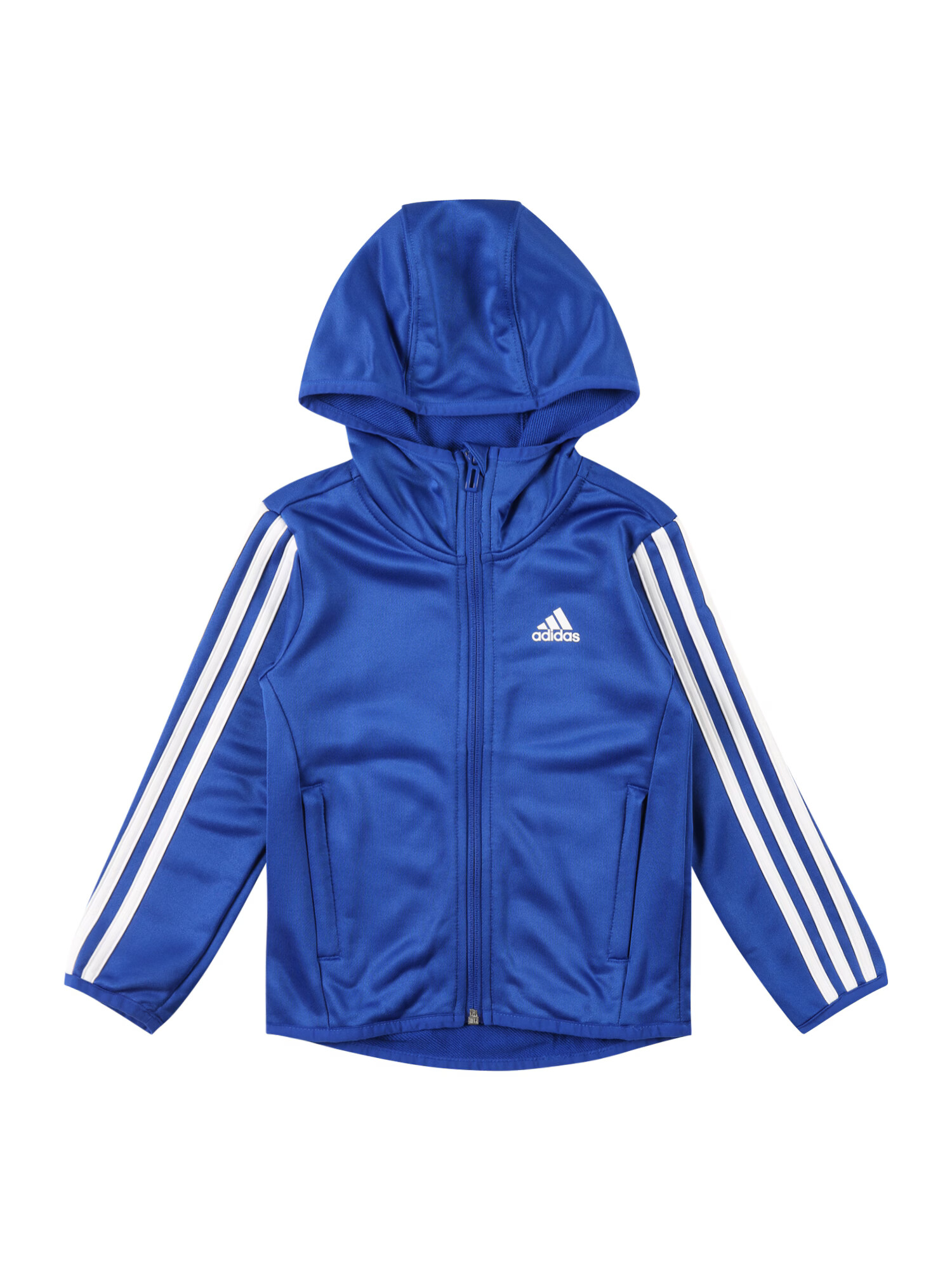 ADIDAS SPORTSWEAR Αθλητική ζακέτα φούτερ 'Designed 2 Move 3-Stripes' μπλε ρουά / λευκό - Pepit.gr