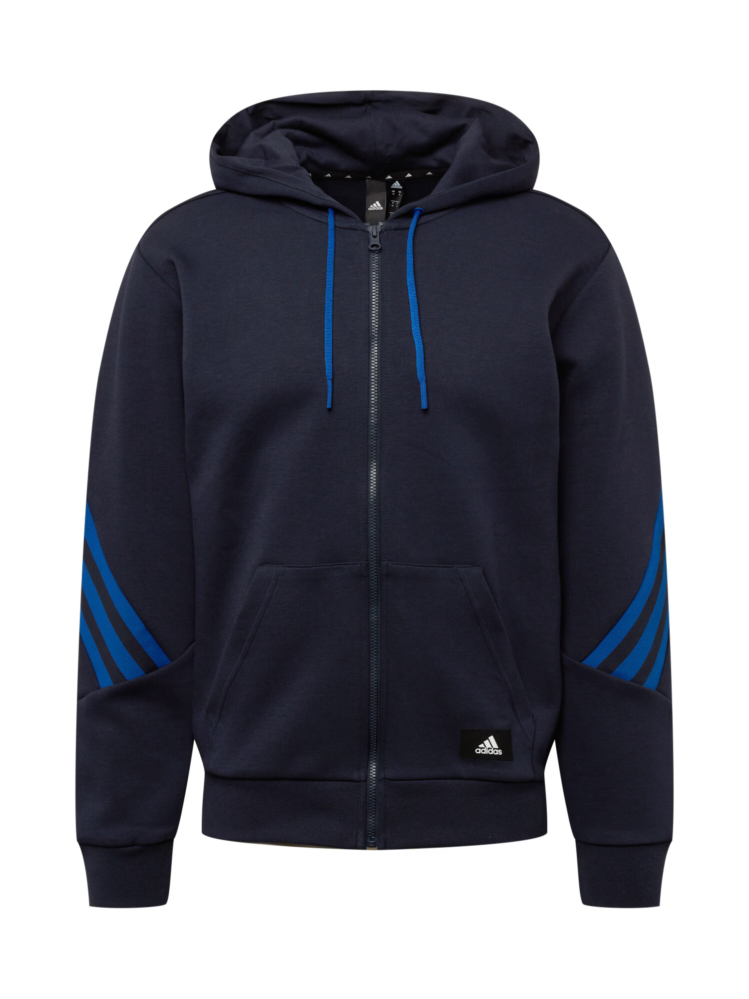 ADIDAS SPORTSWEAR Αθλητική ζακέτα φούτερ μπλε μαρέν / μπλε ρουά - Pepit.gr