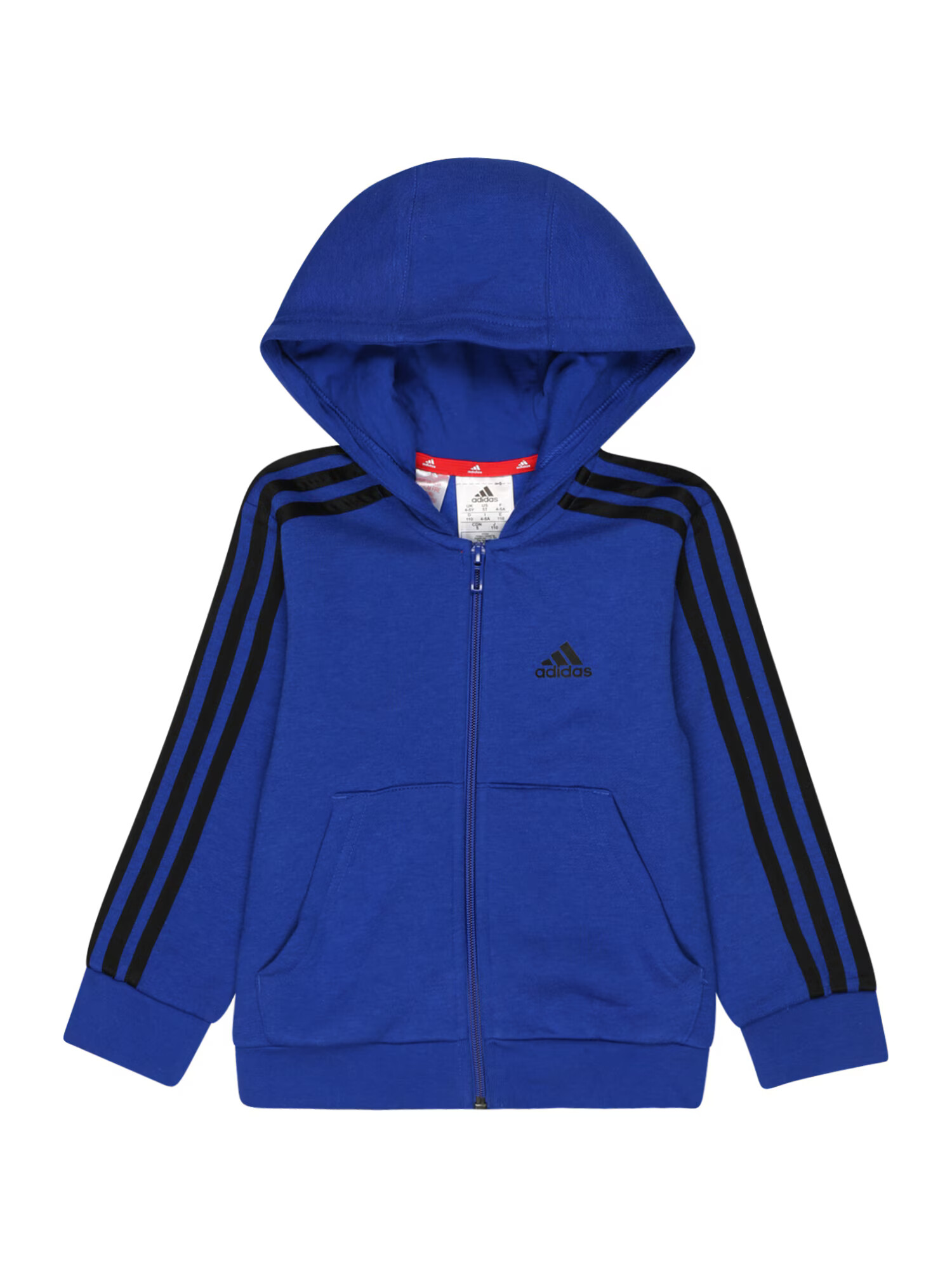 ADIDAS SPORTSWEAR Αθλητική ζακέτα φούτερ μπλε / μαύρο - Pepit.gr