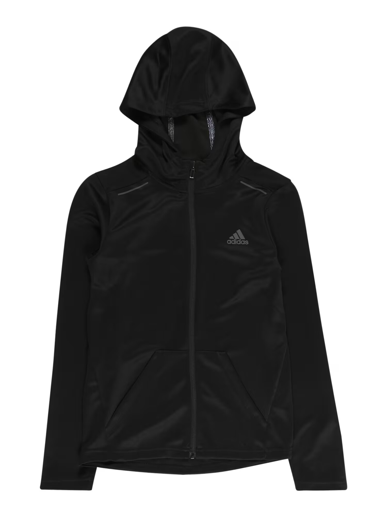 ADIDAS SPORTSWEAR Αθλητική ζακέτα φούτερ σκούρο γκρι / μαύρο - Pepit.gr