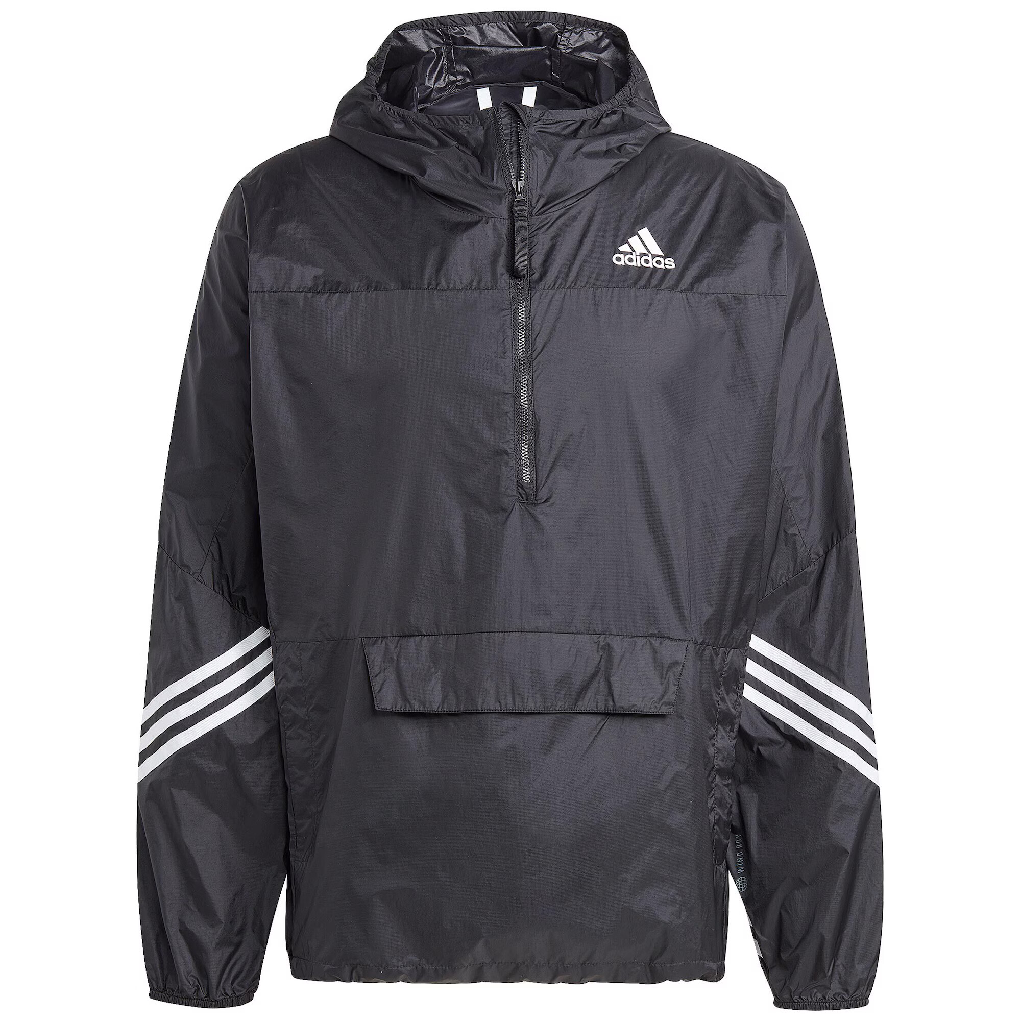 ADIDAS SPORTSWEAR Αθλητικό μπουφάν 'Wind.Rdy ' μαύρο / λευκό - Pepit.gr