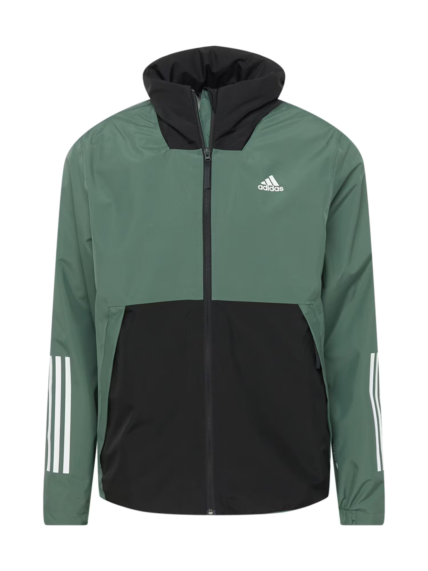 ADIDAS SPORTSWEAR Αθλητικό μπουφάν σμαραγδί / μαύρο / λευκό - Pepit.gr