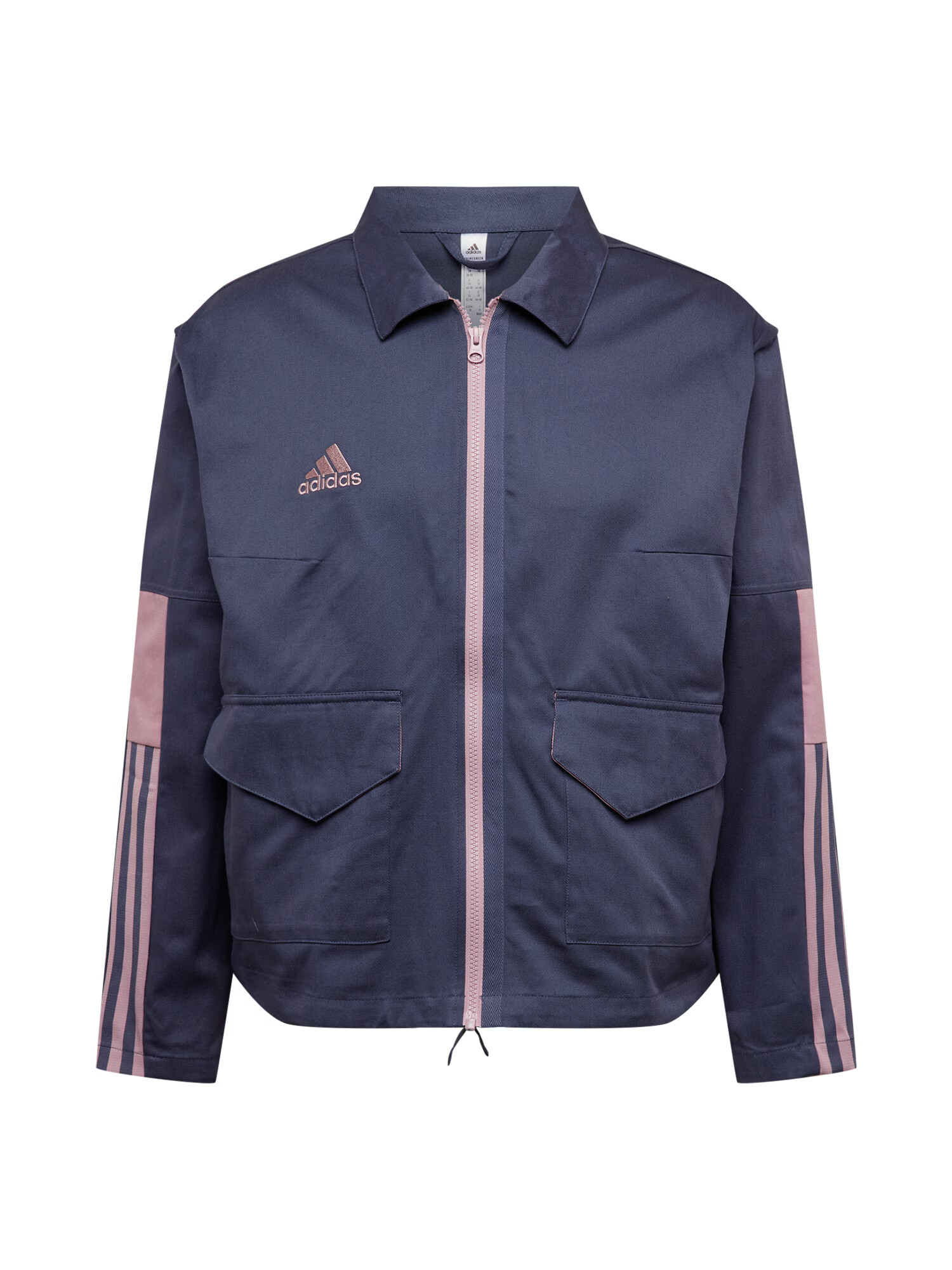 ADIDAS SPORTSWEAR Αθλητικό μπουφάν 'TIRO' ναυτικό μπλε / ρόδινο - Pepit.gr