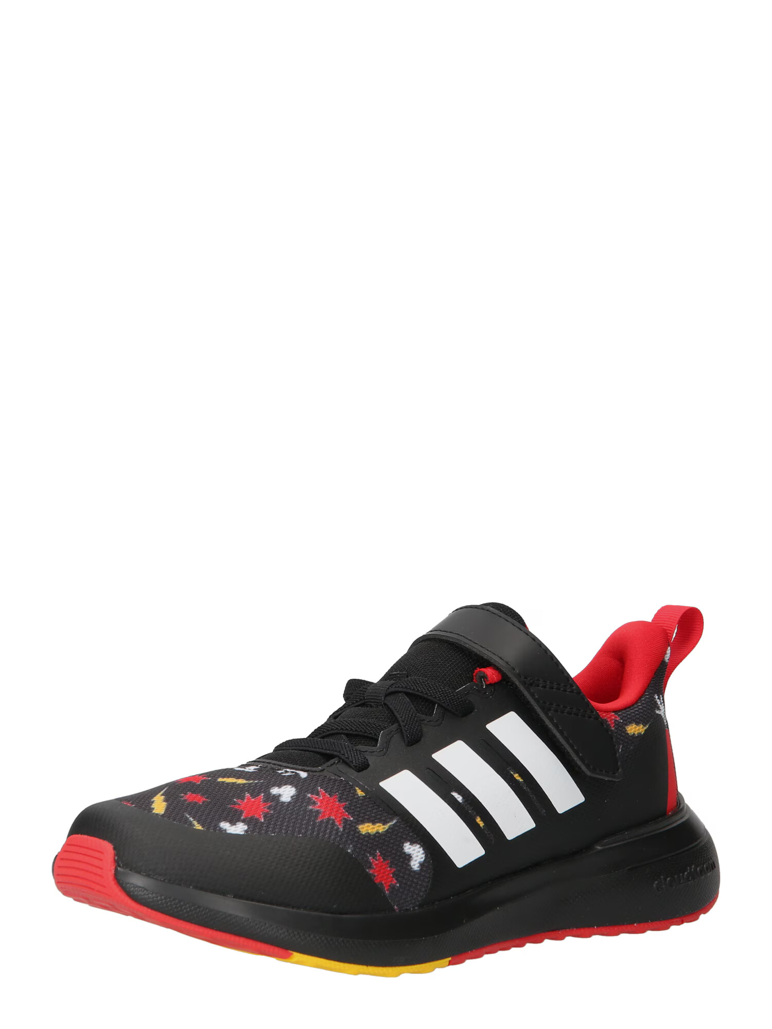 ADIDAS SPORTSWEAR Αθλητικό παπούτσι 'Disney Fortarun 2.0 Mickey Cloudfoam Elastic Lace Top Strap' κόκκινο / μαύρο / λευκό - Pepit.gr