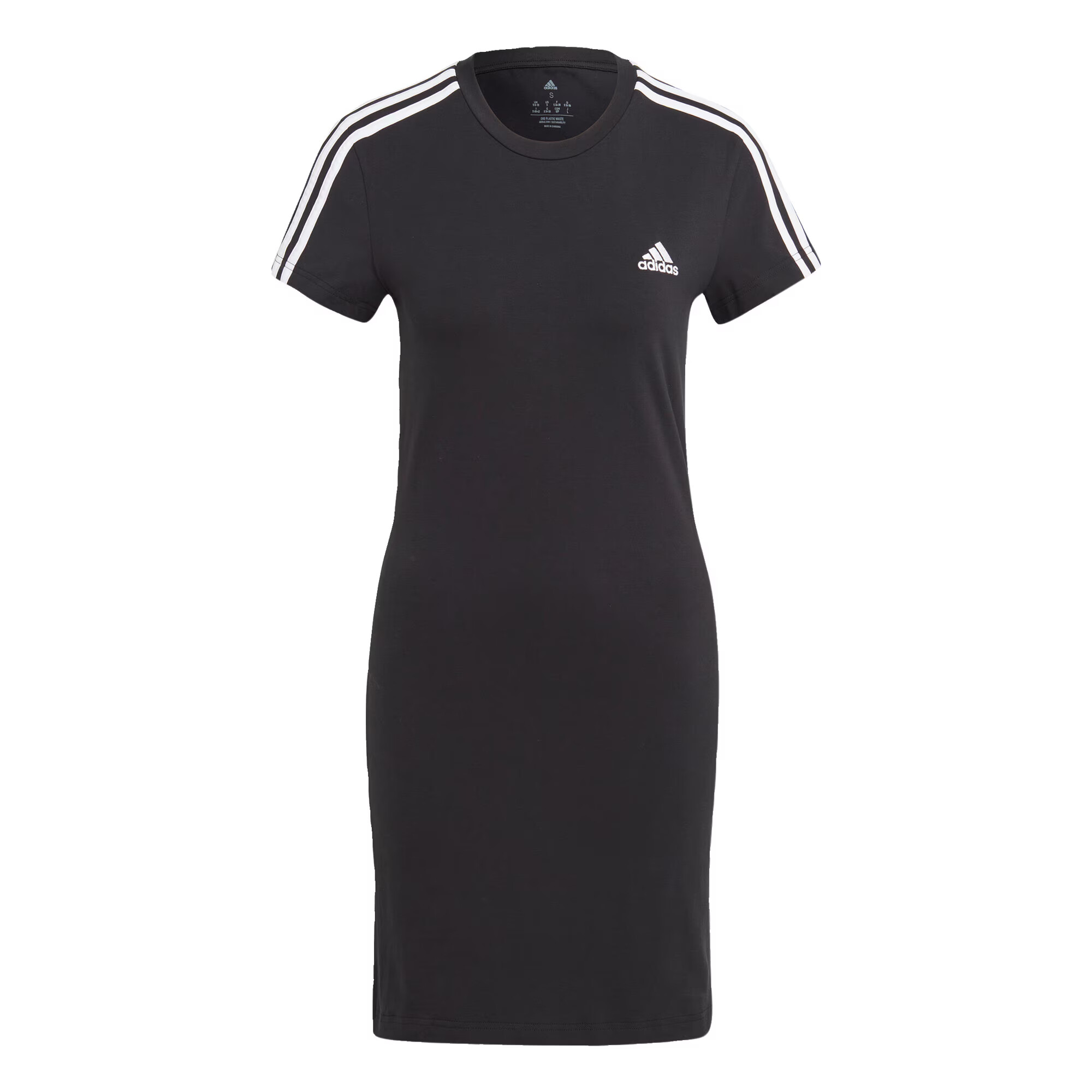 ADIDAS SPORTSWEAR Αθλητικό φόρεμα 'Essentials 3-Stripes' μαύρο / λευκό - Pepit.gr