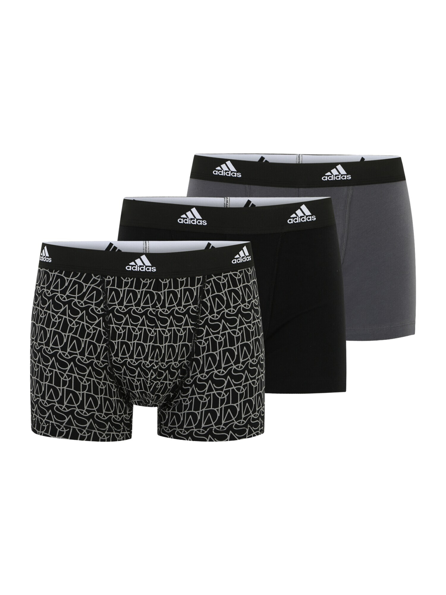 ADIDAS SPORTSWEAR Αθλητικό σλιπ γκρι / μαύρο / λευκό - Pepit.gr