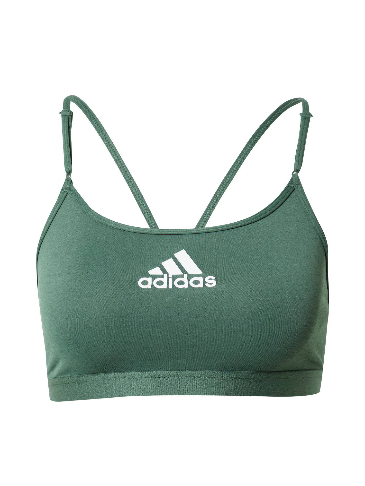 ADIDAS SPORTSWEAR Αθλητικό σουτιέν 'Aeroreact Light-Support' πράσινο γρασιδιού / λευκό - Pepit.gr