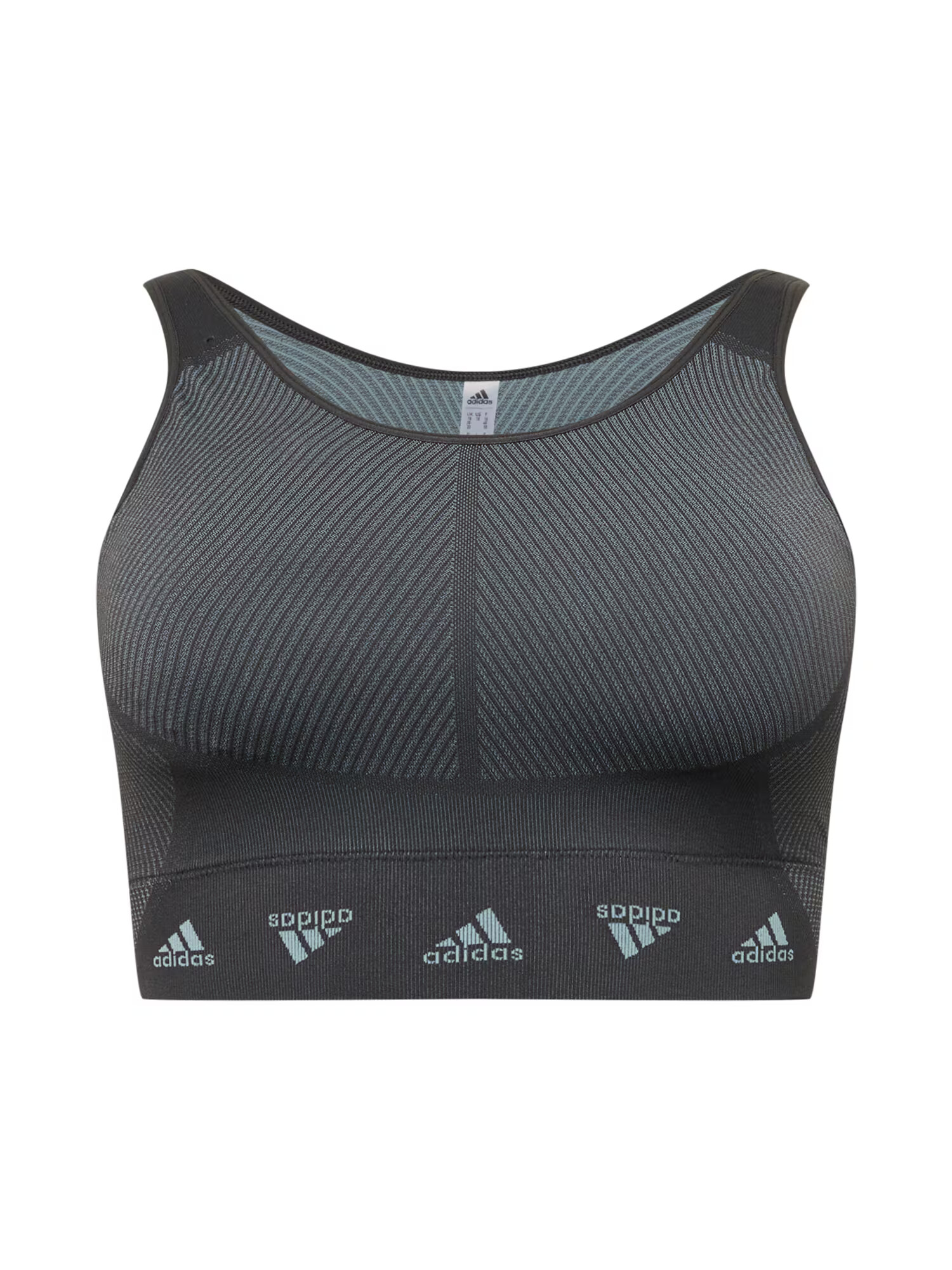 ADIDAS SPORTSWEAR Αθλητικό σουτιέν γαλάζιο / μαύρο - Pepit.gr