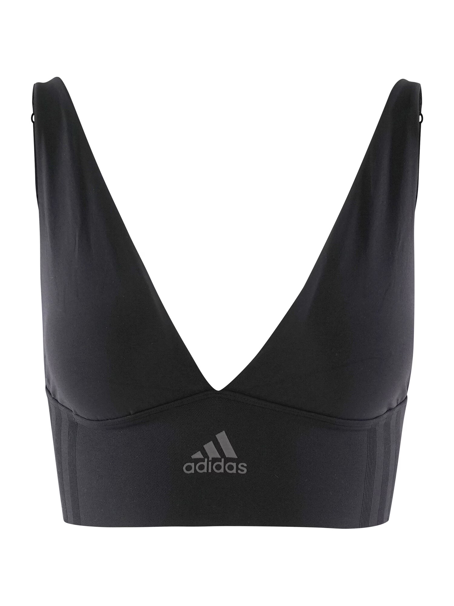 ADIDAS SPORTSWEAR Αθλητικό σουτιέν γκρι / μαύρο - Pepit.gr