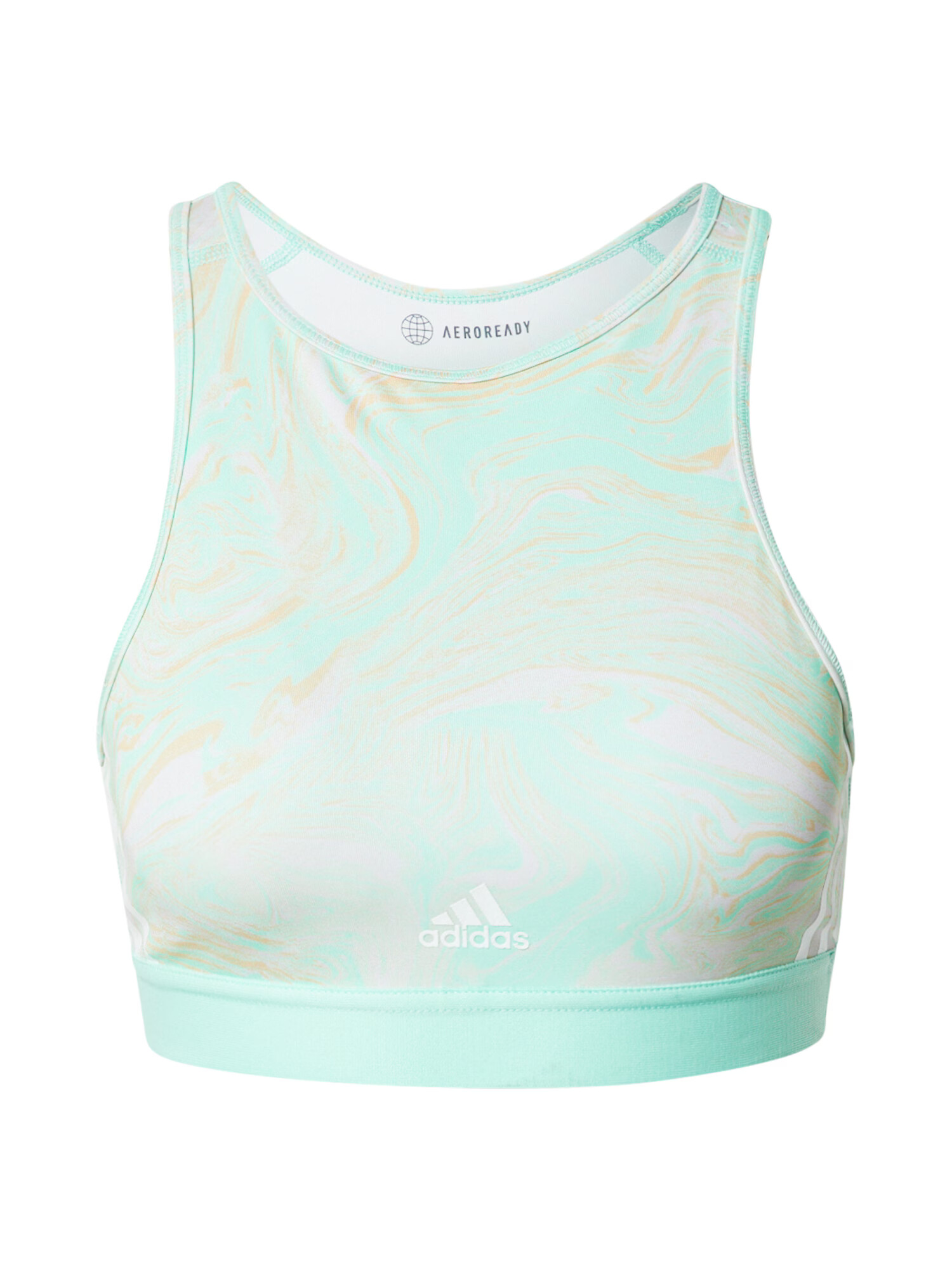 ADIDAS SPORTSWEAR Αθλητικό σουτιέν μέντα / πορτοκαλί παστέλ / λευκό - Pepit.gr