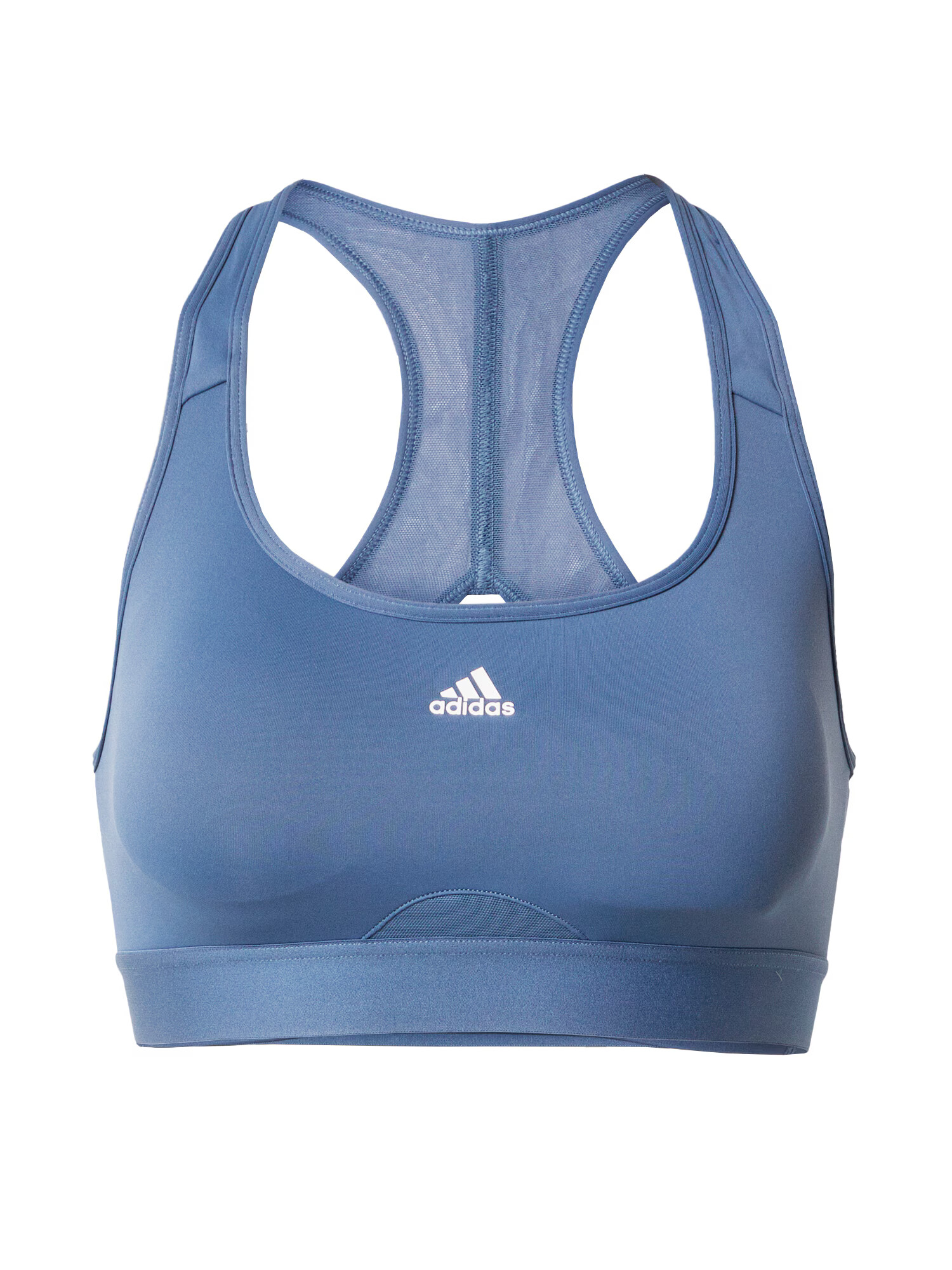 ADIDAS SPORTSWEAR Αθλητικό σουτιέν 'Powerreact Medium-Support' μπλε / λευκό - Pepit.gr