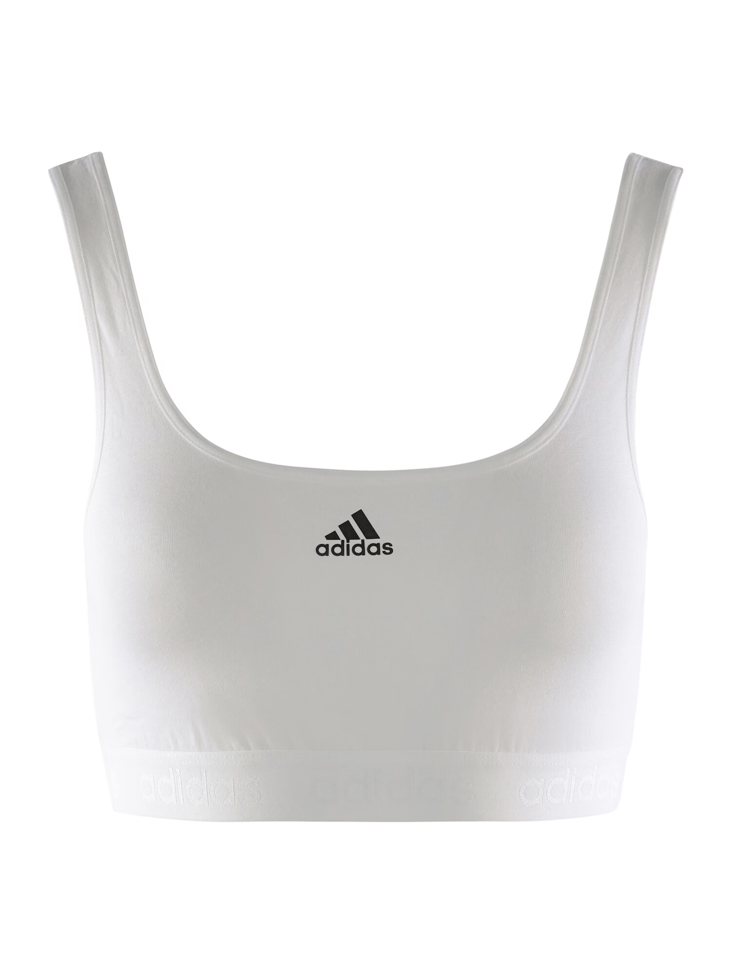 ADIDAS SPORTSWEAR Αθλητικό σουτιέν ' Sport Solid Cotton ' λευκό - Pepit.gr