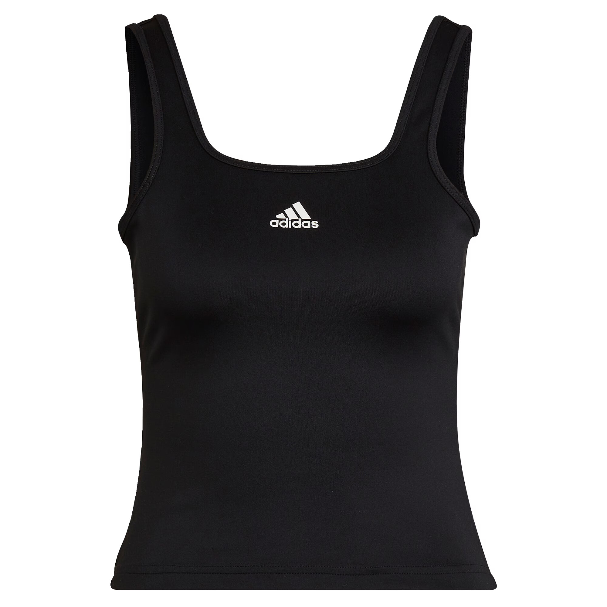 ADIDAS SPORTSWEAR Αθλητικό τοπ μαύρο / λευκό - Pepit.gr