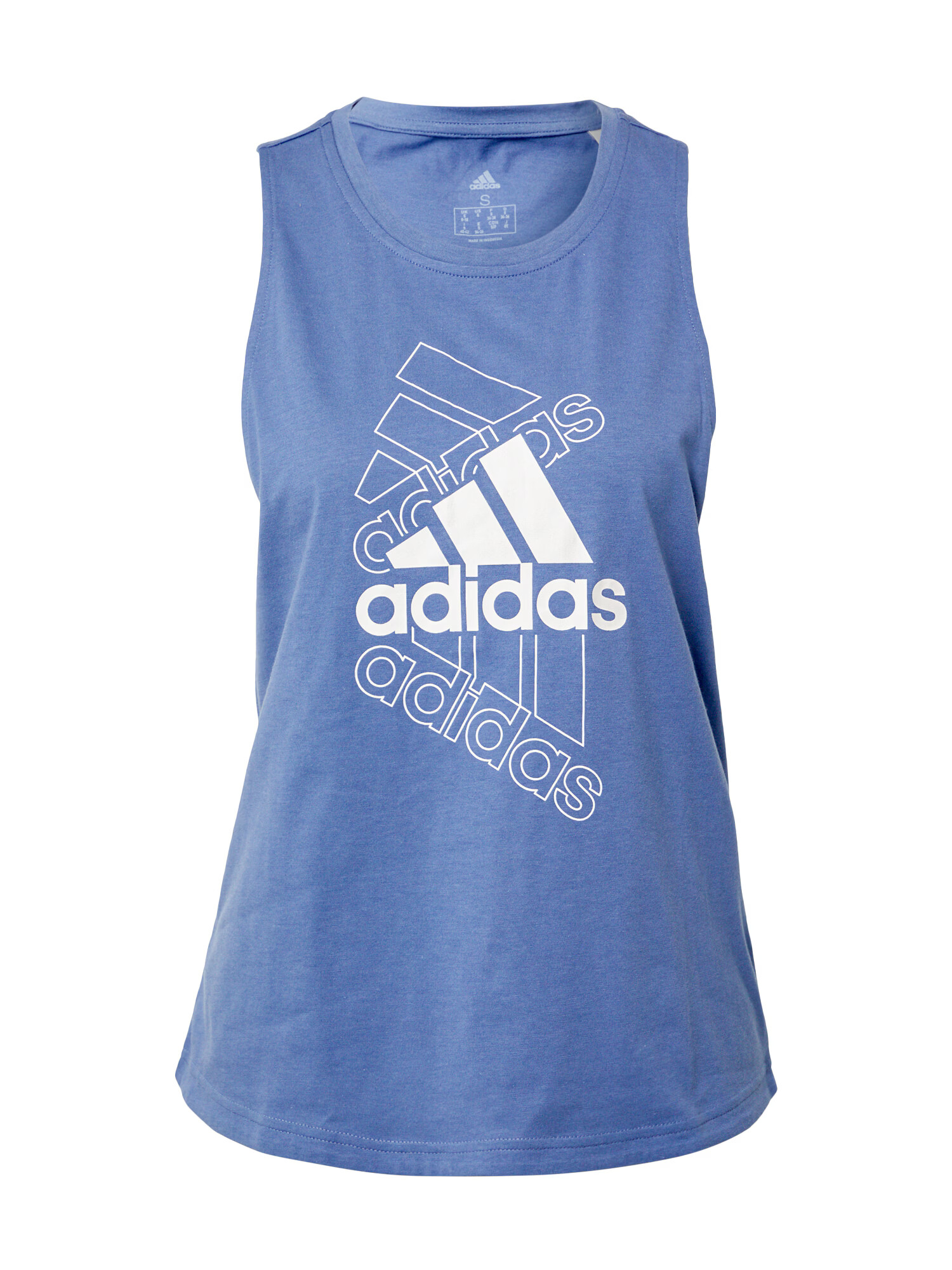 ADIDAS SPORTSWEAR Αθλητικό τοπ μπλε / λευκό - Pepit.gr