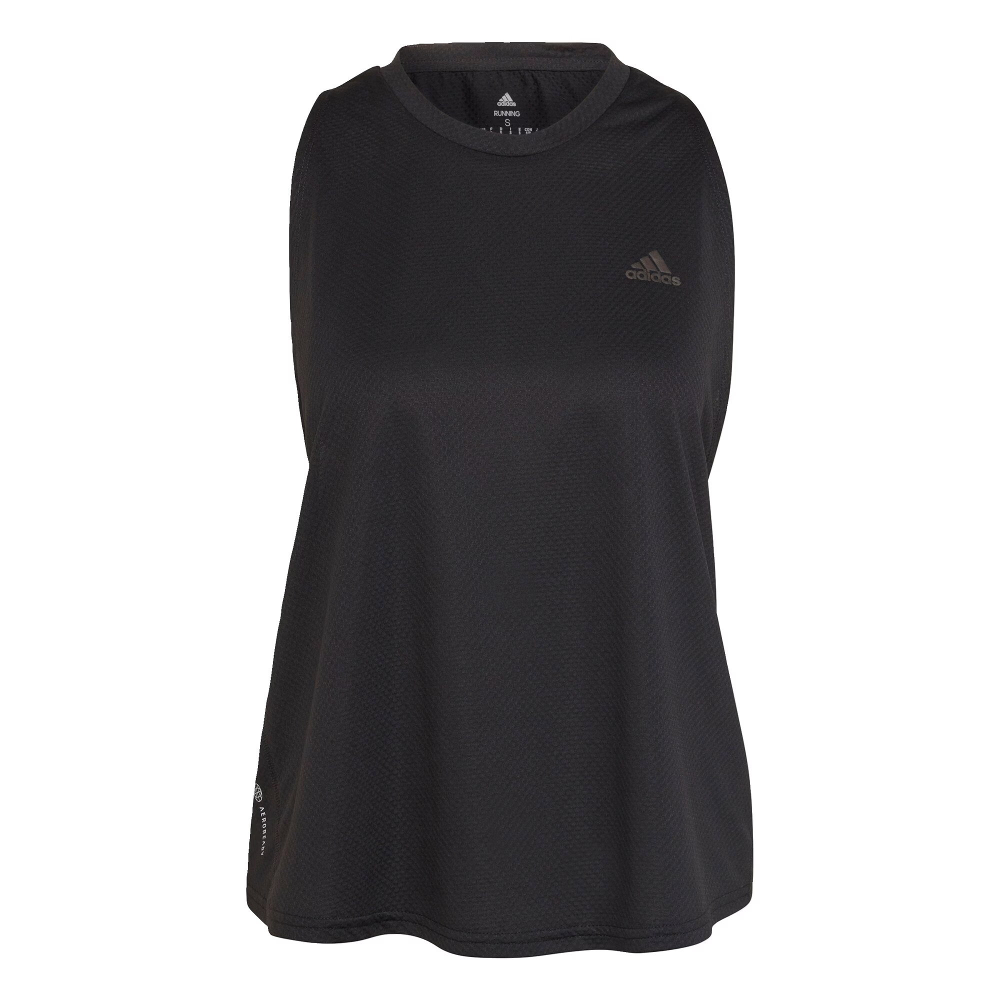 ADIDAS SPORTSWEAR Αθλητικό τοπ 'Run Icons 3 Bar' γκρι / μαύρο - Pepit.gr