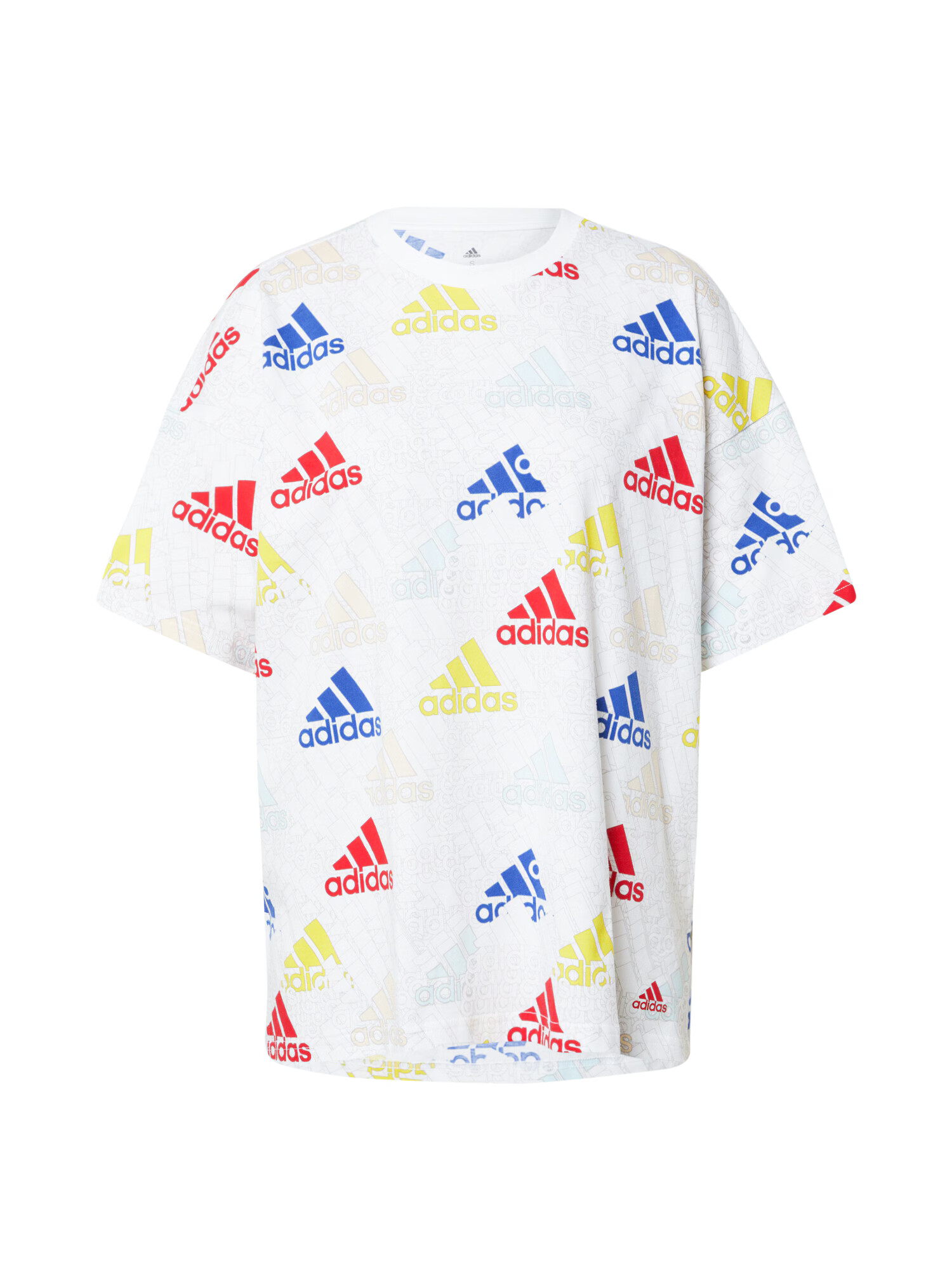 ADIDAS SPORTSWEAR Λειτουργικό μπλουζάκι ανάμεικτα χρώματα / λευκό - Pepit.gr