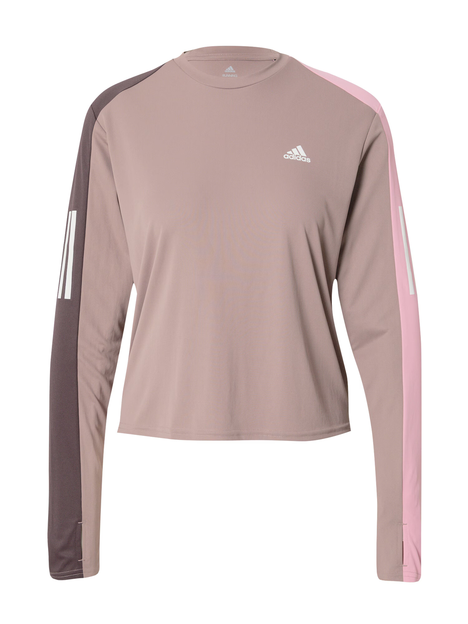 ADIDAS SPORTSWEAR Λειτουργικό μπλουζάκι ανοικτό καφέ / δαμασκηνί / ρόδινο - Pepit.gr