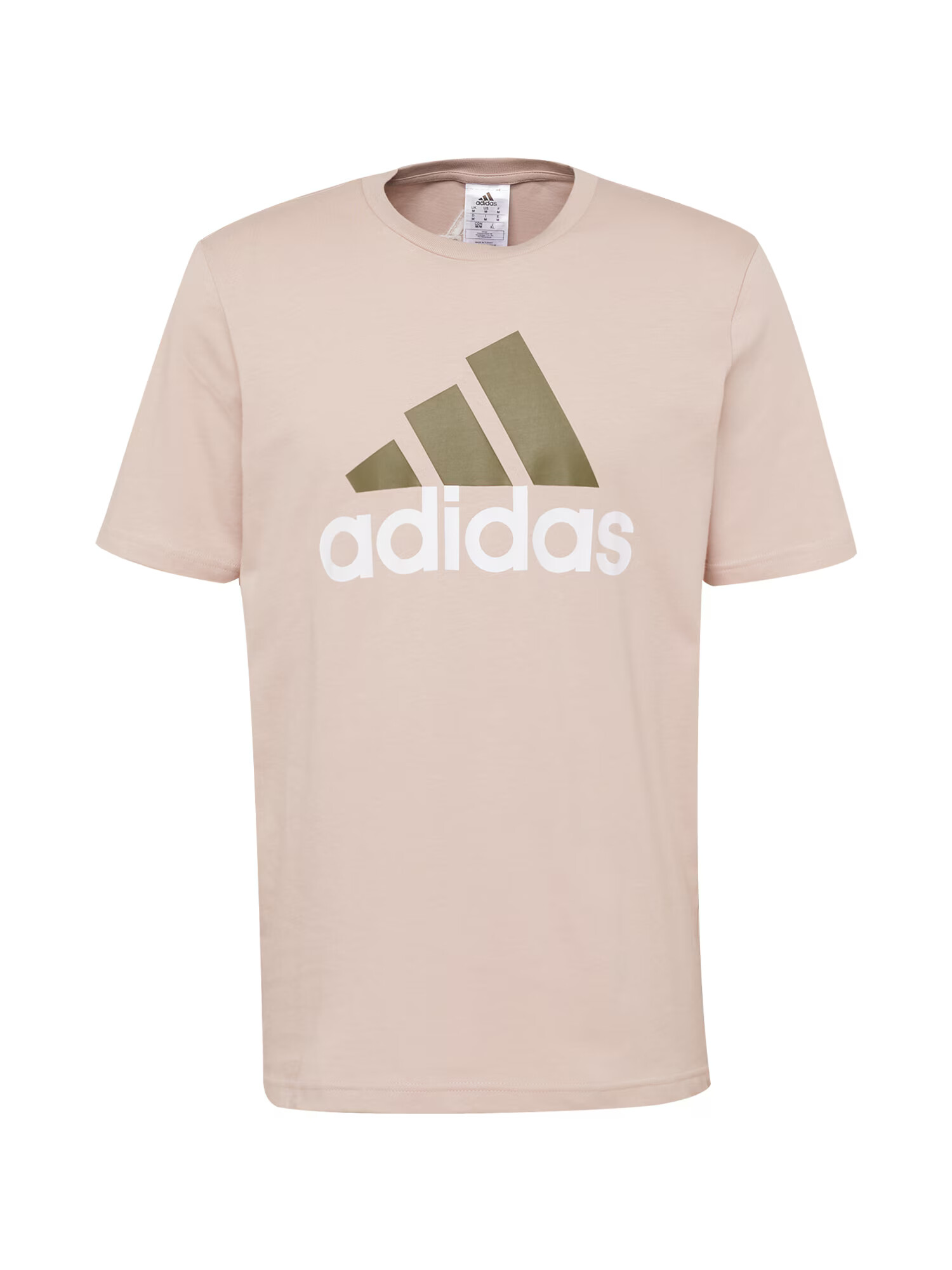 ADIDAS SPORTSWEAR Λειτουργικό μπλουζάκι ανοικτό μπεζ / λαδί / λευκό - Pepit.gr