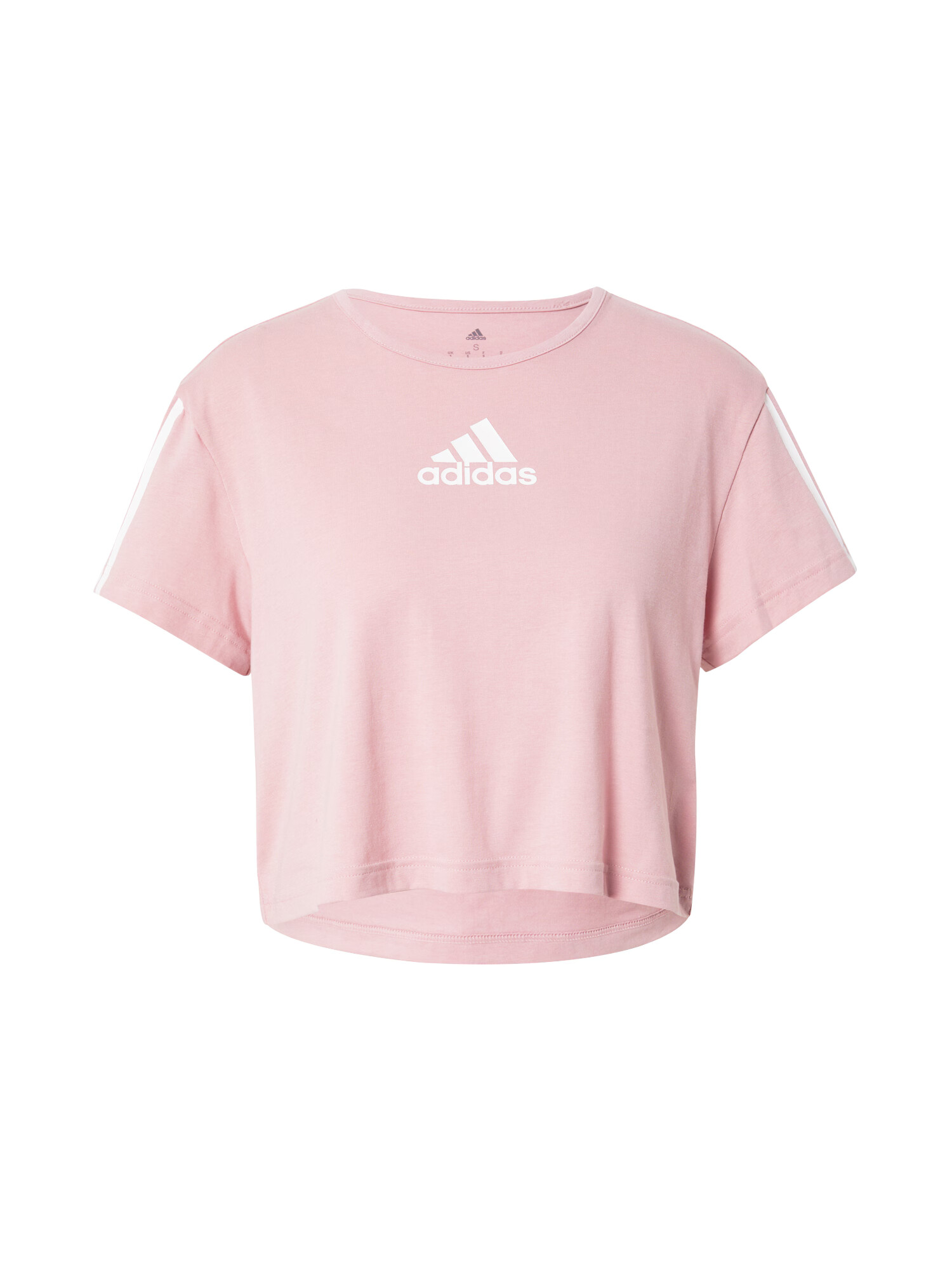 ADIDAS SPORTSWEAR Λειτουργικό μπλουζάκι ανοικτό ροζ / λευκό - Pepit.gr