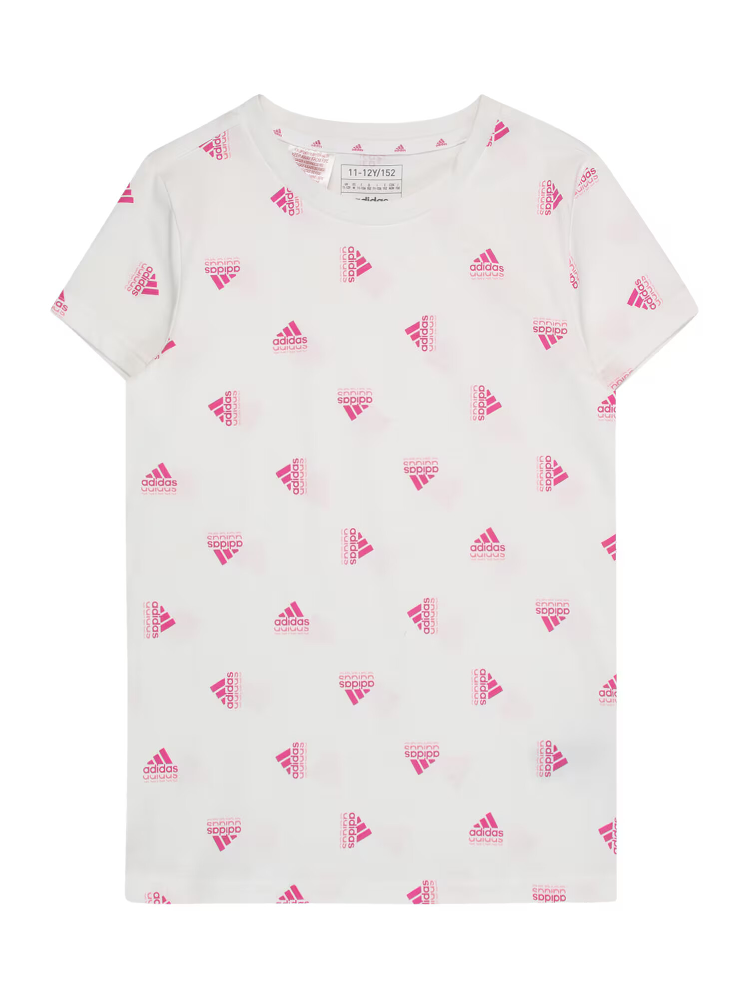 ADIDAS SPORTSWEAR Λειτουργικό μπλουζάκι 'Brand Love Print ' ροζ / λευκό - Pepit.gr