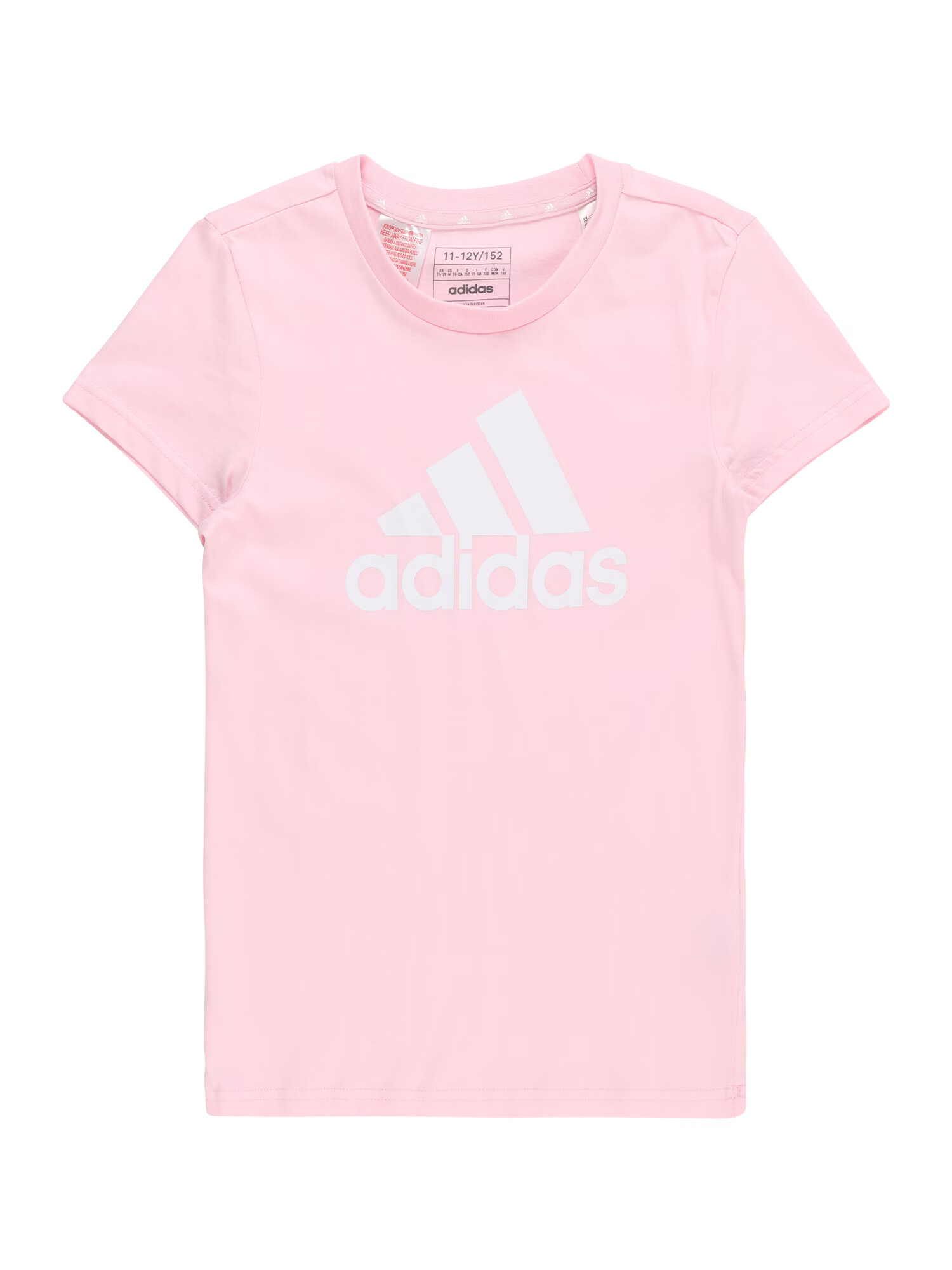 ADIDAS SPORTSWEAR Λειτουργικό μπλουζάκι 'Essentials Big Logo ' ρόδινο / λευκό - Pepit.gr