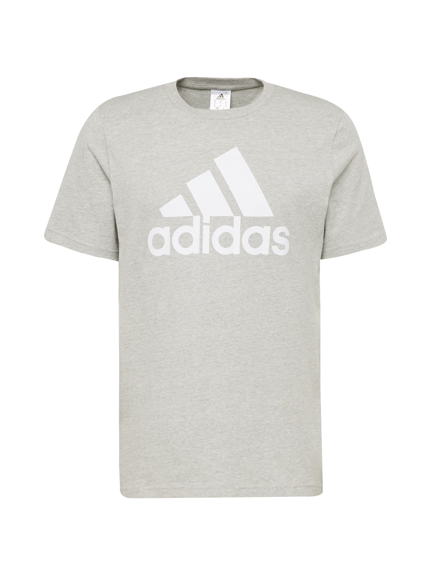 ADIDAS SPORTSWEAR Λειτουργικό μπλουζάκι 'Essentials' γκρι μελανζέ / λευκό - Pepit.gr