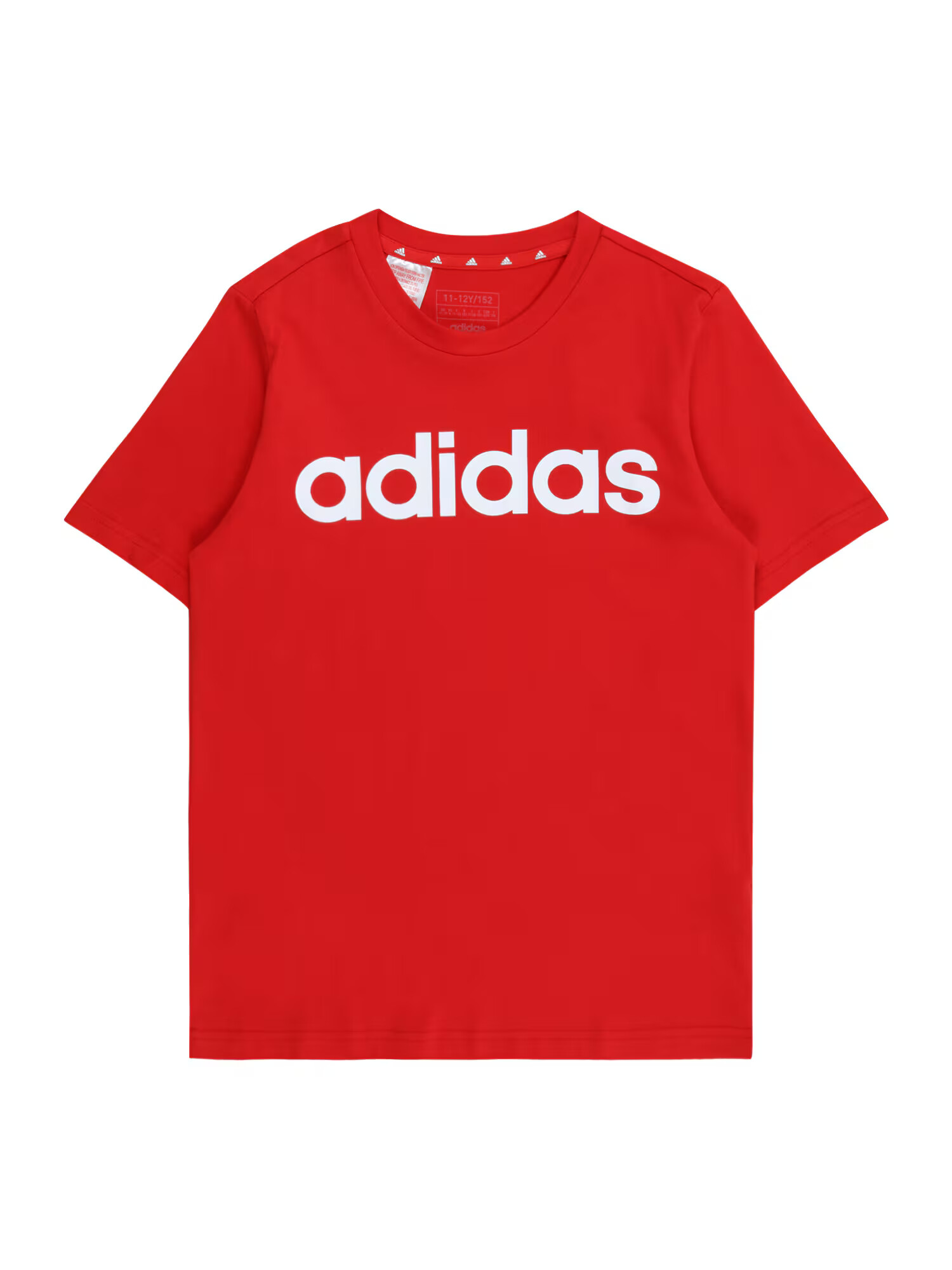 ADIDAS SPORTSWEAR Λειτουργικό μπλουζάκι 'Essentials Linear' κόκκινο / λευκό - Pepit.gr