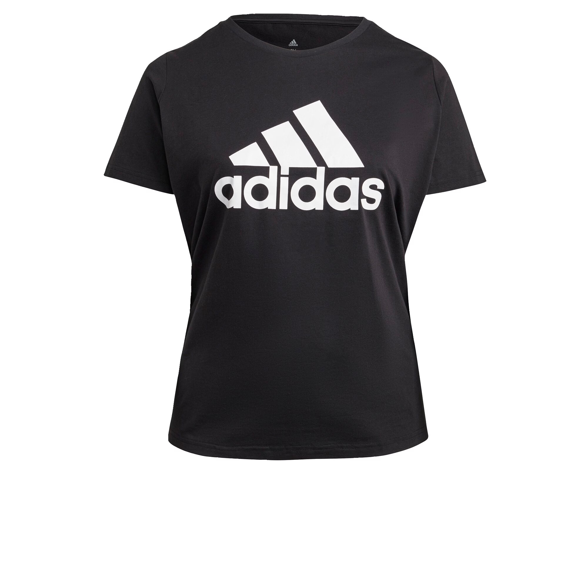 ADIDAS SPORTSWEAR Λειτουργικό μπλουζάκι 'Essentials Logo ' μαύρο / λευκό - Pepit.gr