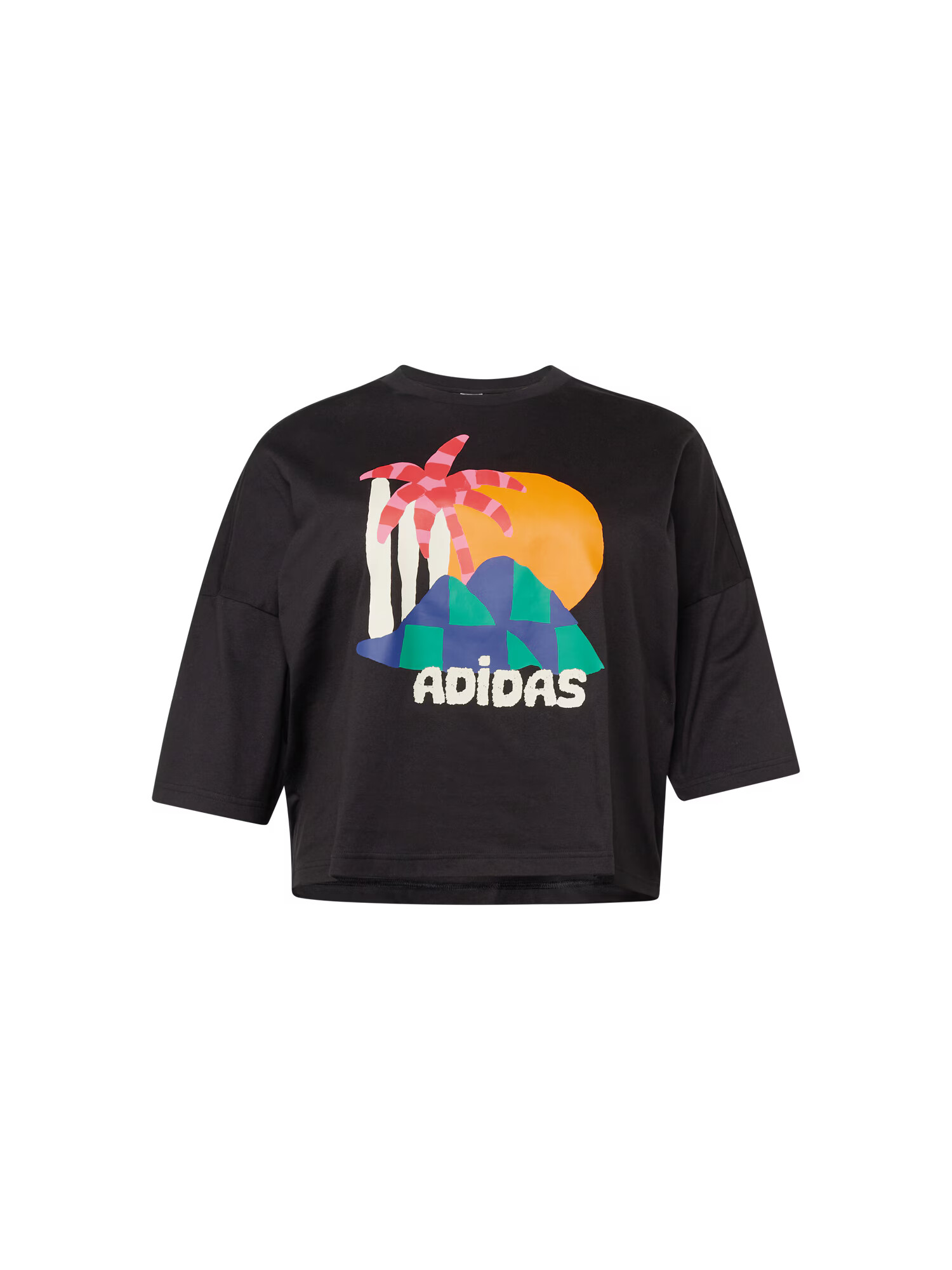 ADIDAS SPORTSWEAR Λειτουργικό μπλουζάκι 'Farm Rio Graphic ' ανάμεικτα χρώματα / μαύρο - Pepit.gr