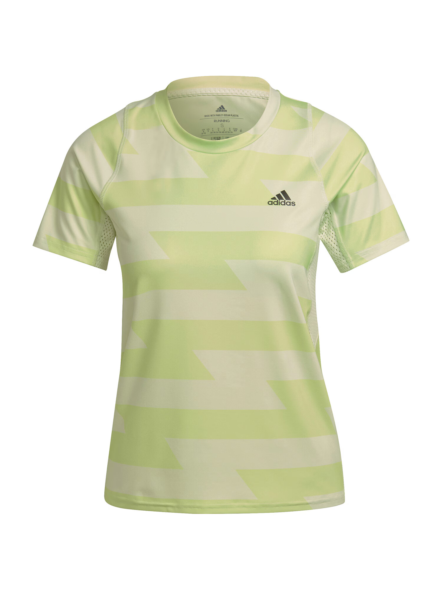 ADIDAS SPORTSWEAR Λειτουργικό μπλουζάκι 'Fast' μοσχολέμονο / πράσινο παστέλ / μαύρο - Pepit.gr