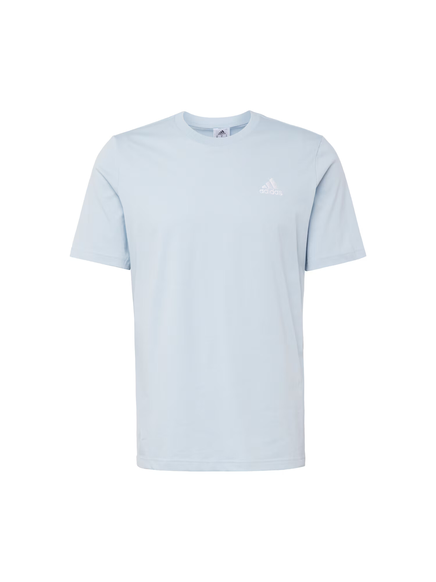 ADIDAS SPORTSWEAR Λειτουργικό μπλουζάκι 'Essentials Embroidered Small Logo' γαλάζιο / λευκό - Pepit.gr