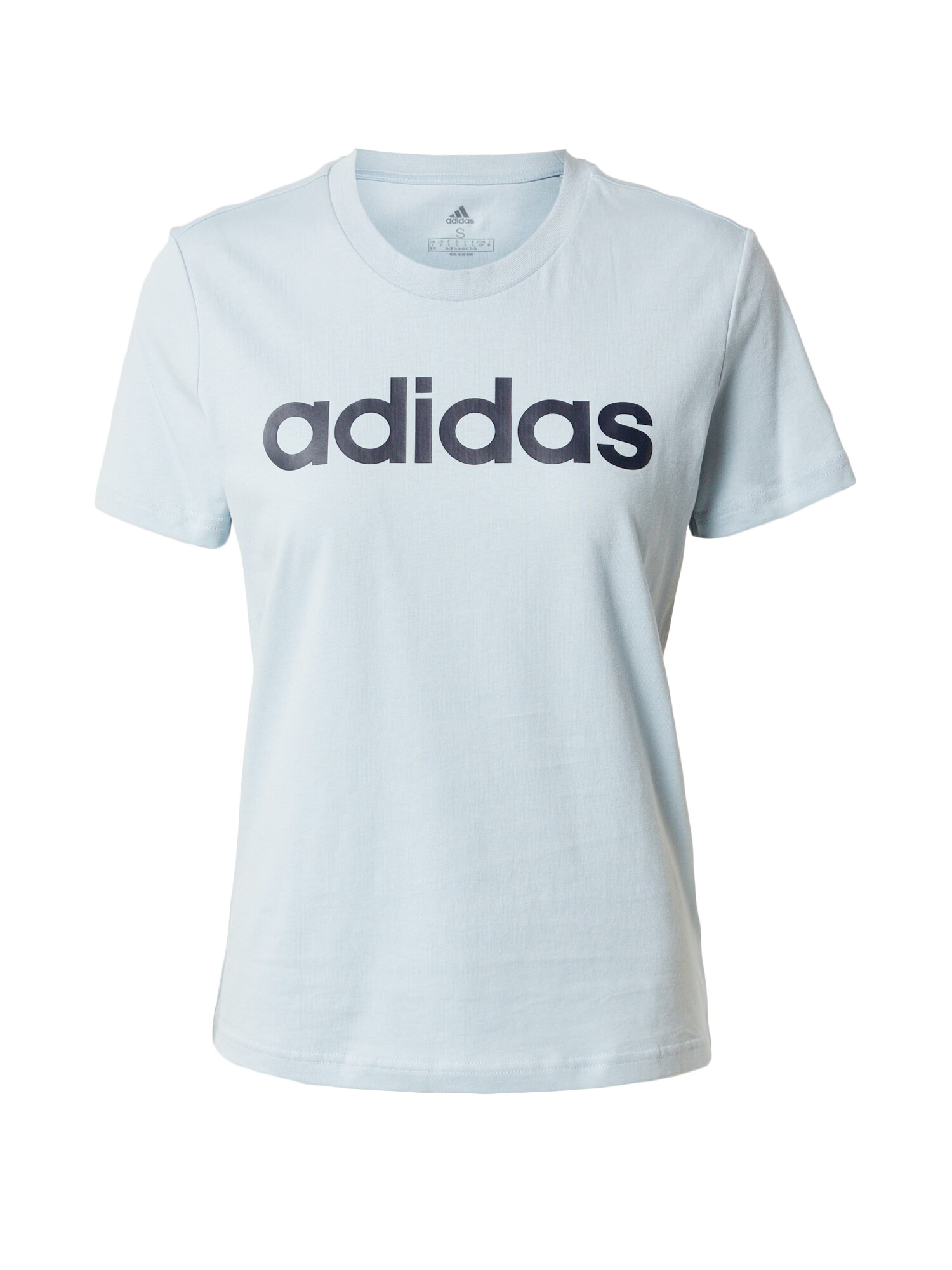 ADIDAS SPORTSWEAR Λειτουργικό μπλουζάκι 'Essentials Logo' γαλάζιο / μαύρο - Pepit.gr