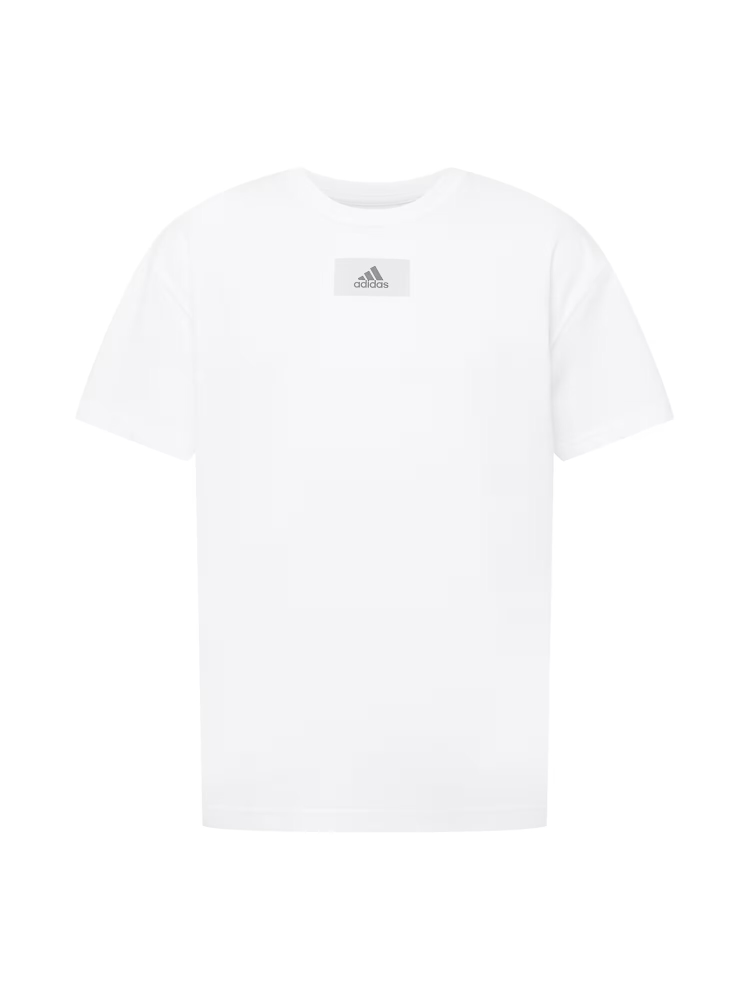 ADIDAS SPORTSWEAR Λειτουργικό μπλουζάκι γκρι / λευκό - Pepit.gr