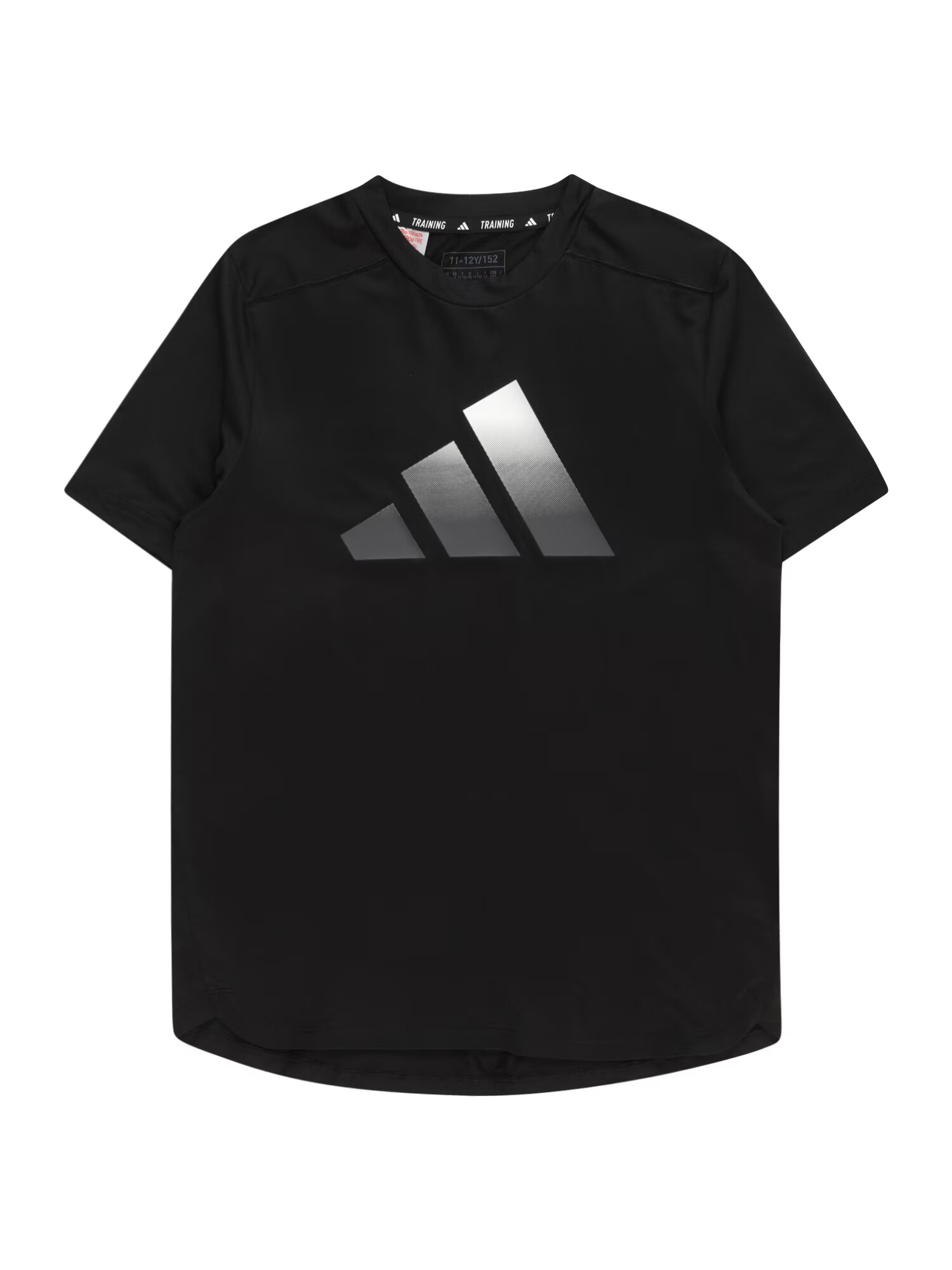 ADIDAS SPORTSWEAR Λειτουργικό μπλουζάκι 'Train Icons Aeroready Logo' γκρι / μαύρο / λευκό - Pepit.gr