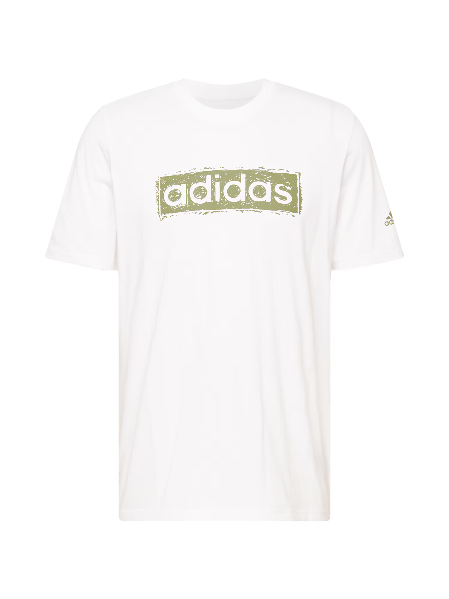 ADIDAS SPORTSWEAR Λειτουργικό μπλουζάκι καλάμι / λευκό - Pepit.gr